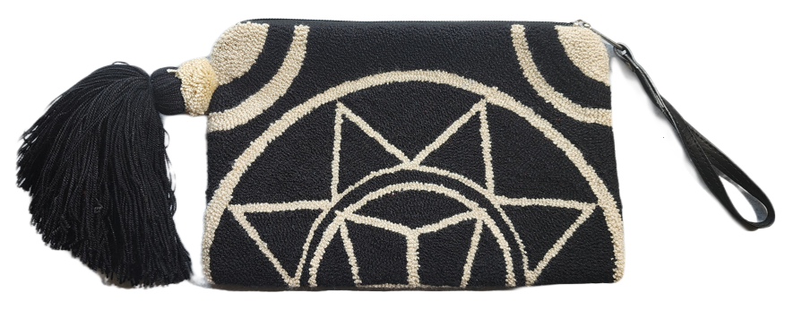 Alora Handmade Wayuu Punch-needle Clutch - Wuitusu