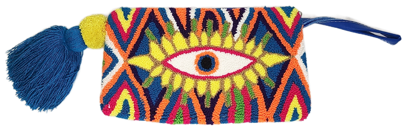 Andrea Handmade Wayuu Punch-needle Clutch - Wuitusu
