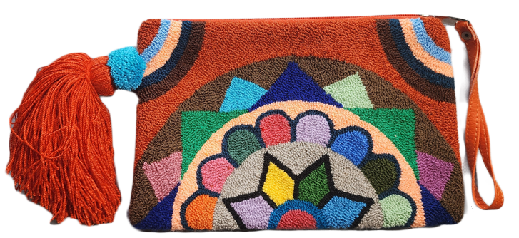 Salem Handmade Wayuu Punch-needle Clutch - Wuitusu