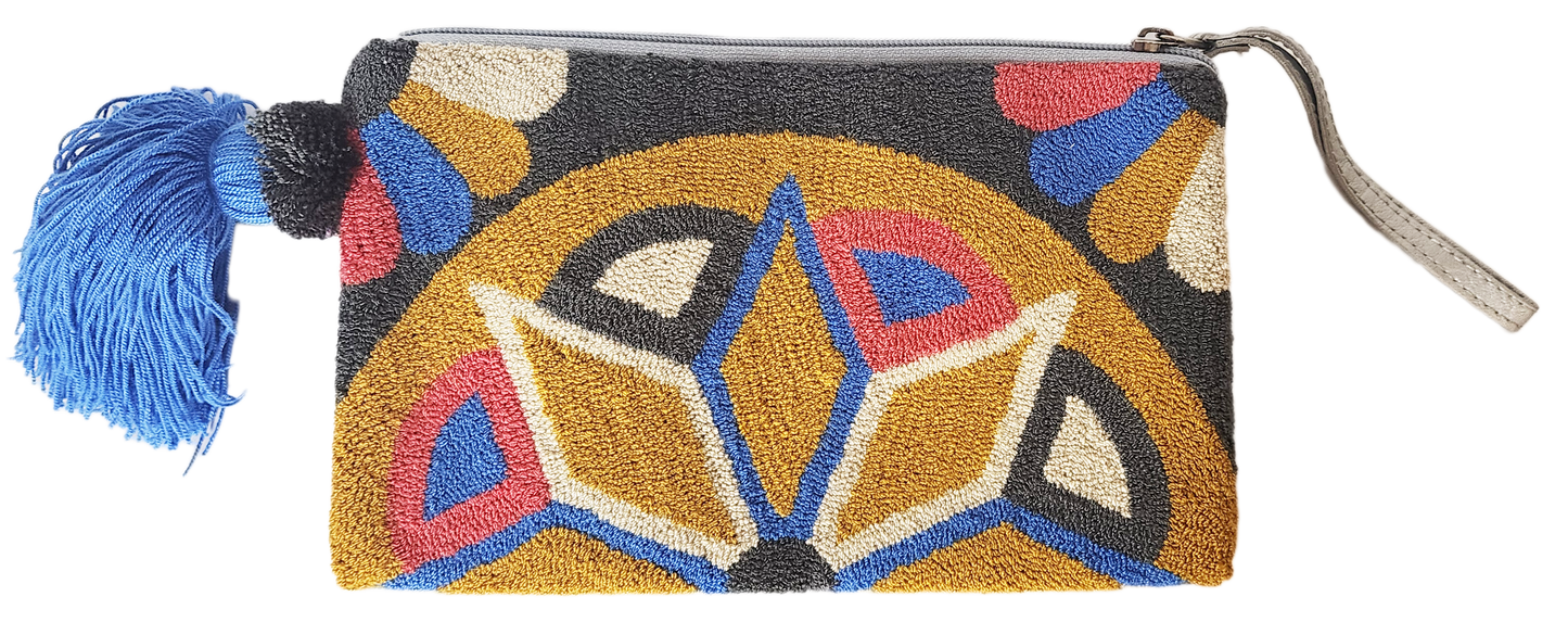 Grace Handmade Wayuu Punch-needle Clutch - Wuitusu