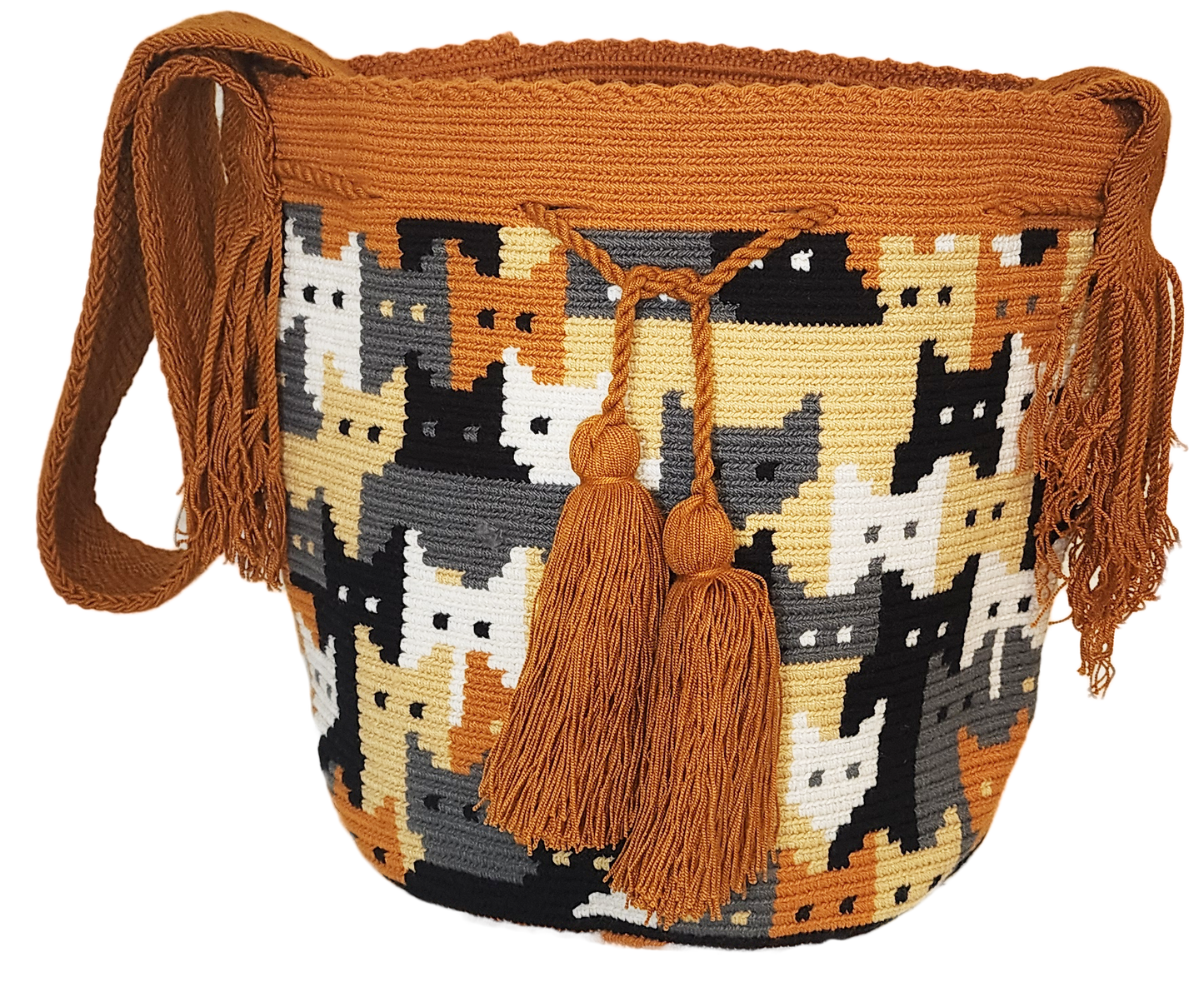 Neko Handmade Large Wayuu Mochila Bag - Wuitusu