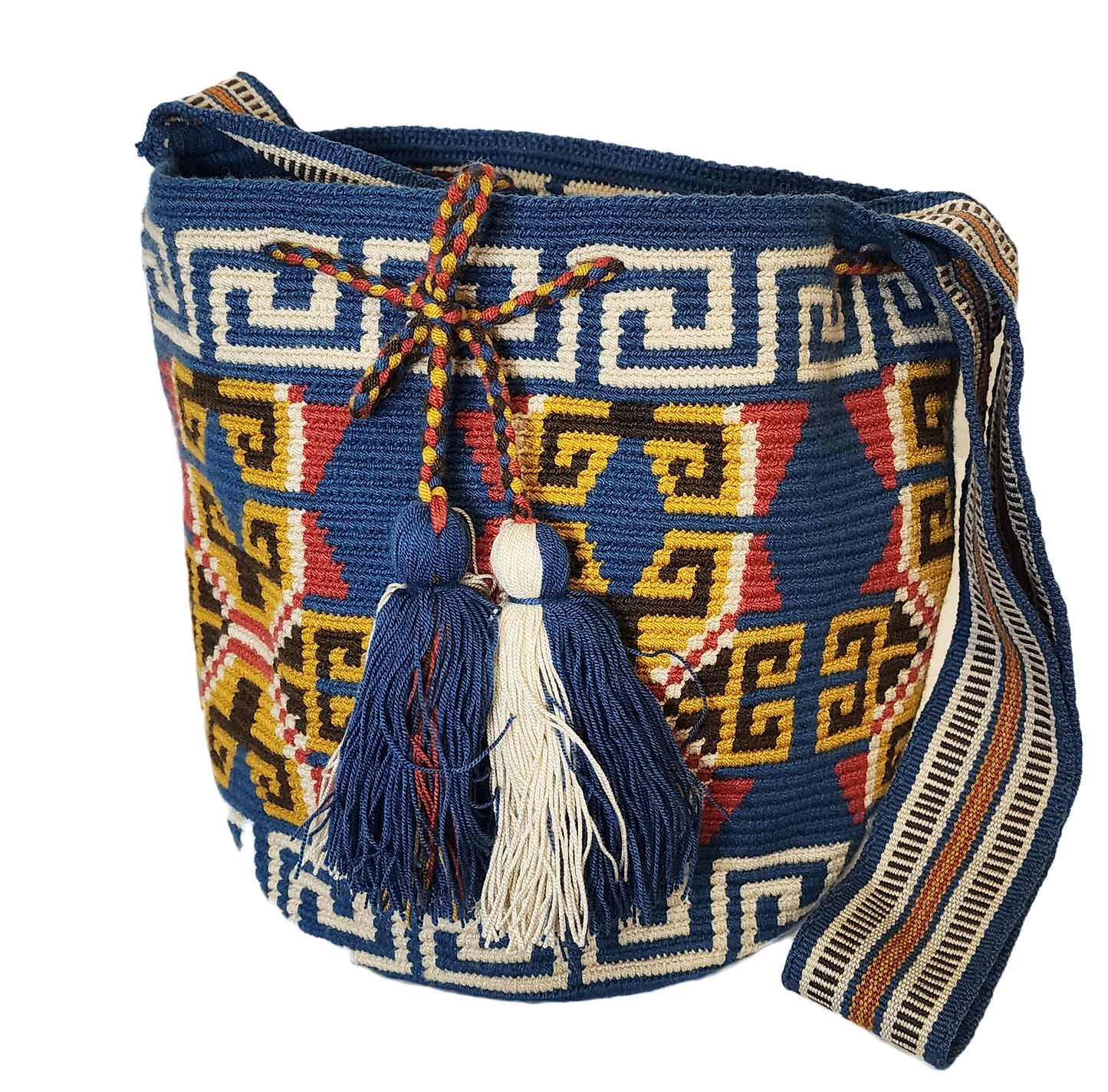 Mazikeen Large Handmade Crochet Wayuu Mochila Bag - Wuitusu