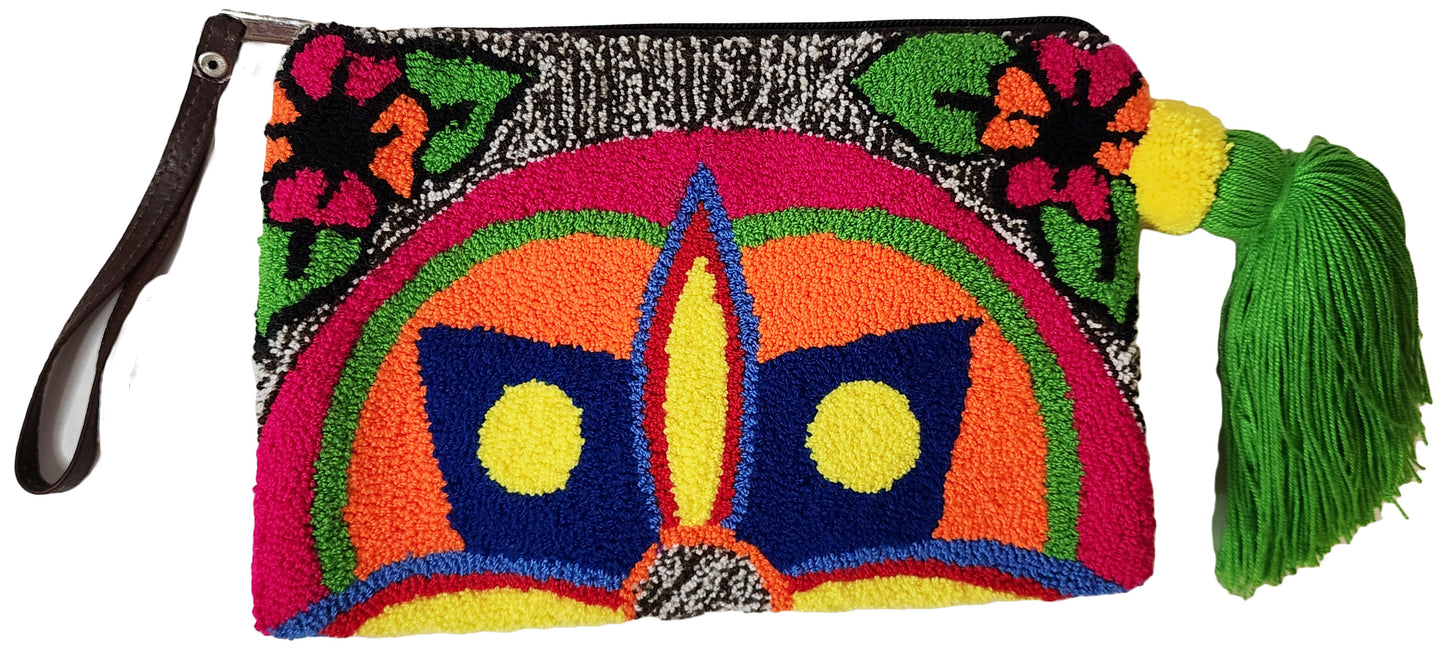 Macie Handmade Wayuu Punch-needle Clutch - Wuitusu