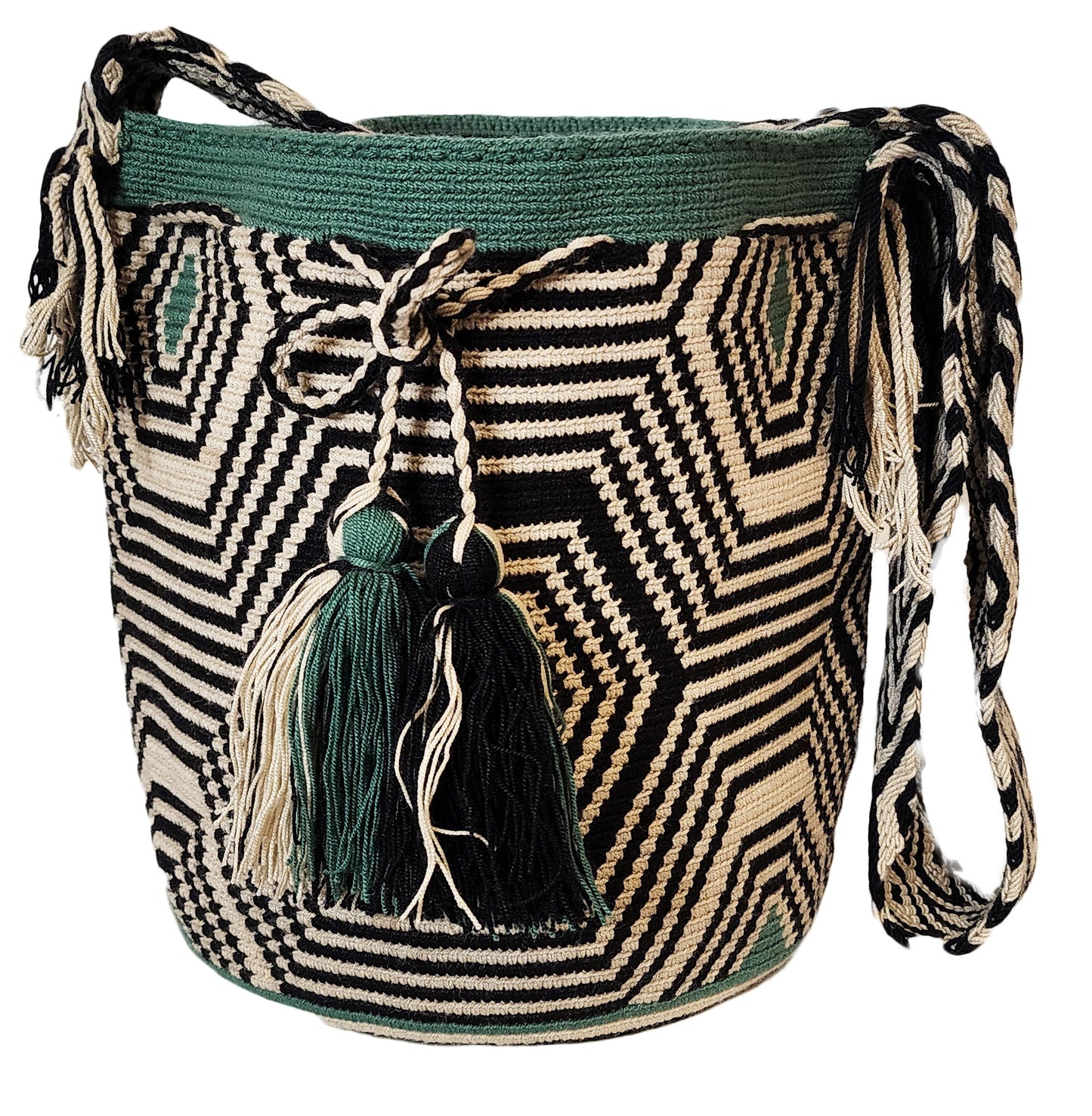 Amirah Large Handmade Crochet Wayuu Mochila Bag - Wuitusu