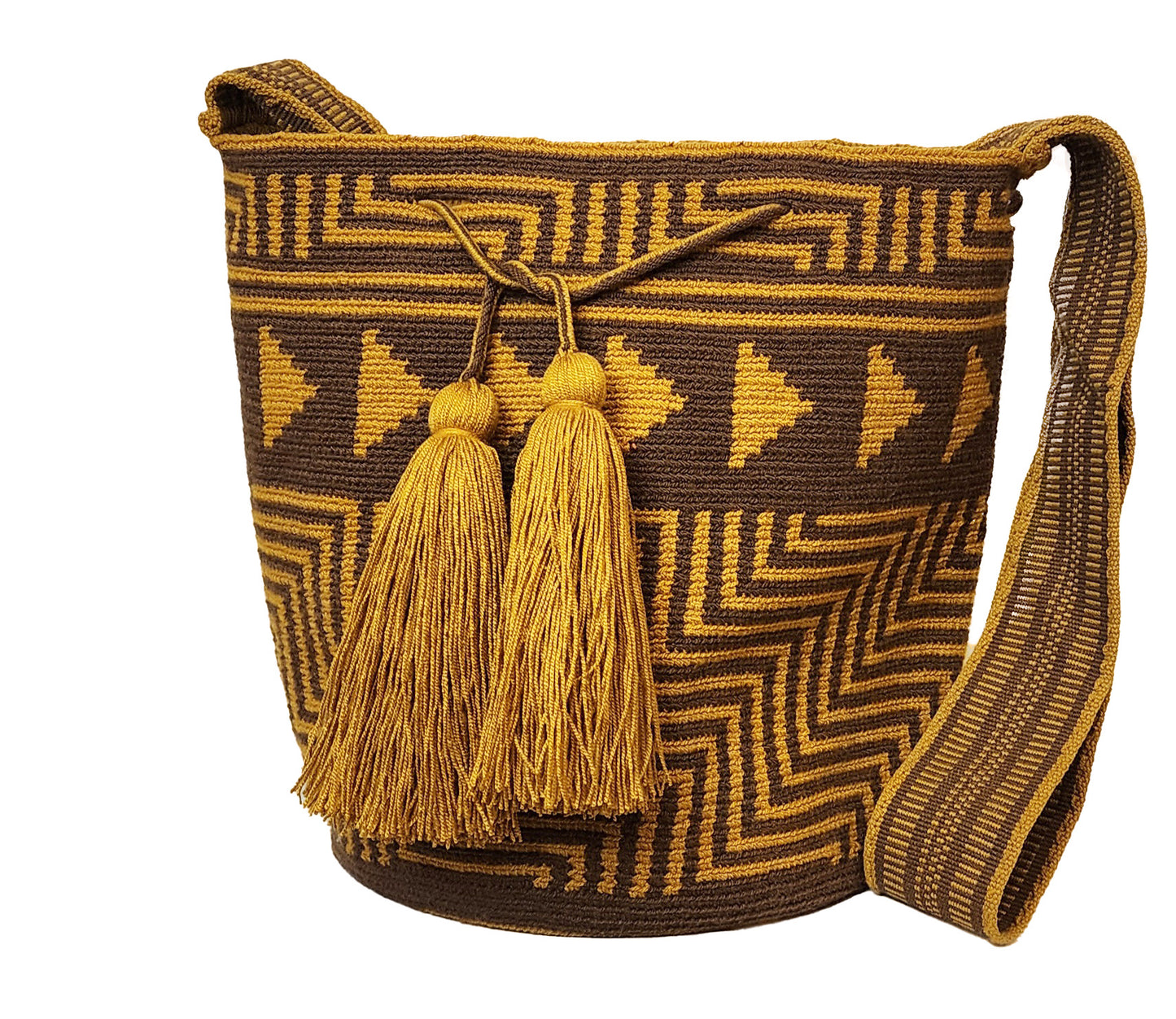 Wrenley Handmade Wayuu Mochila bag - Wuitusu-front