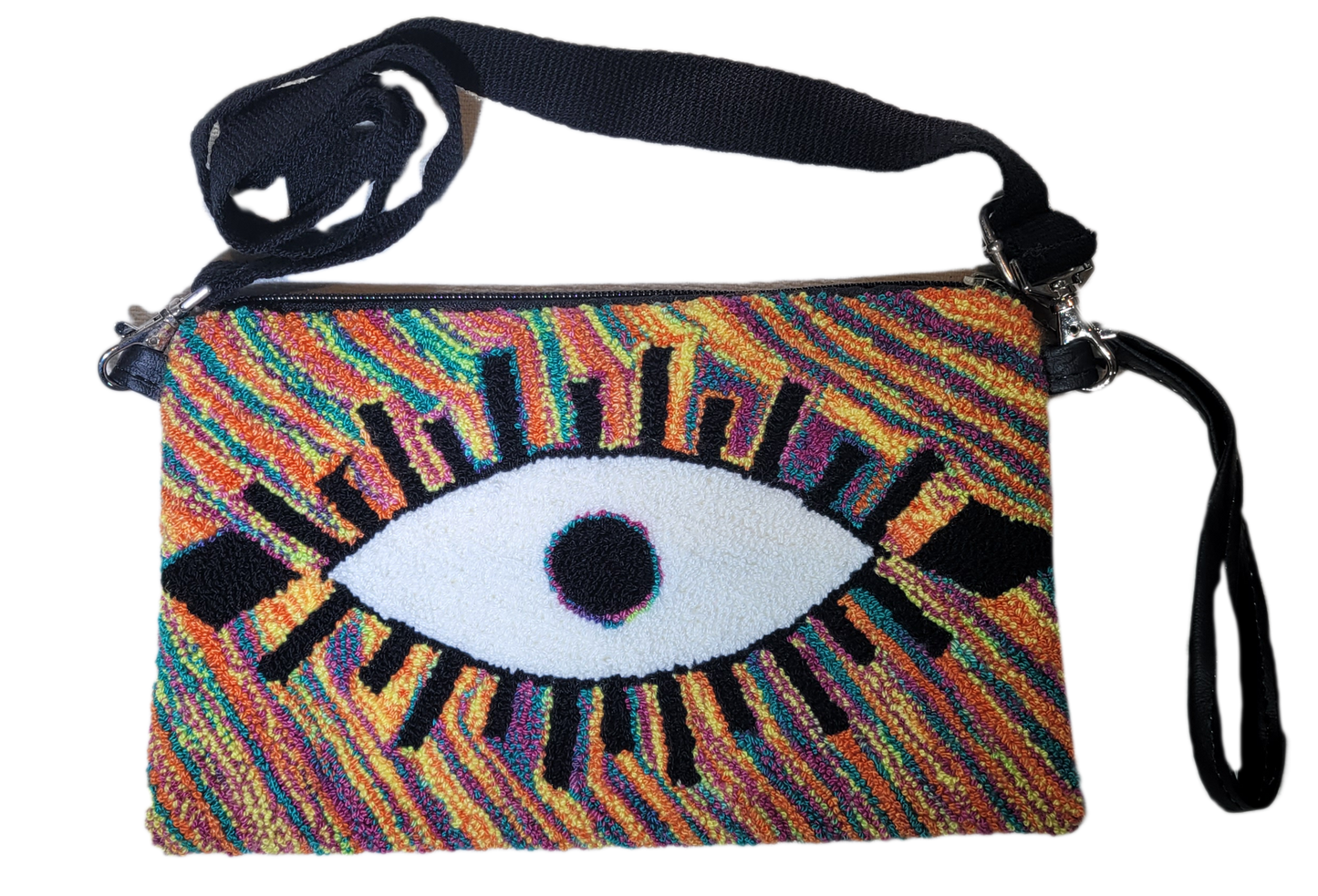 Tatum Handmade Wayuu Punch-needle Clutch - a perfect gift for her