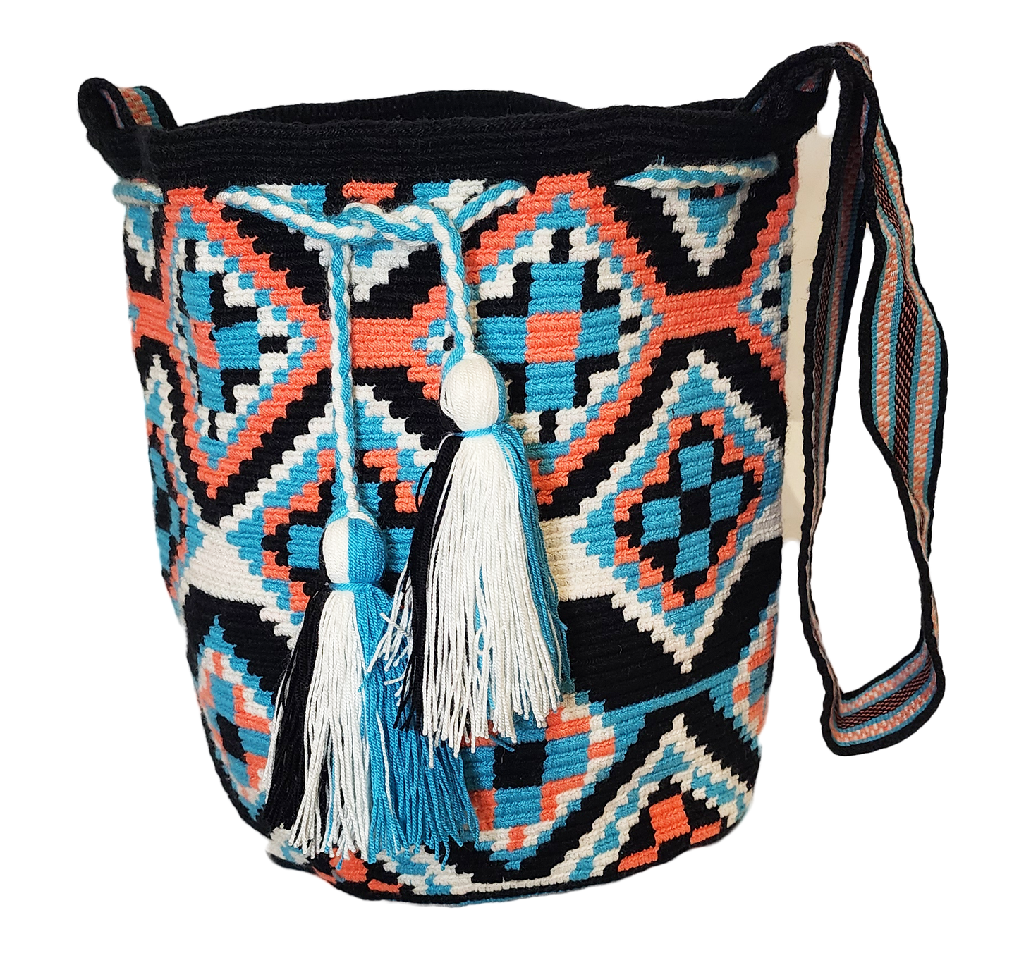 Belle Large Handmade Crochet Wayuu Mochila Bag - Wuitusu