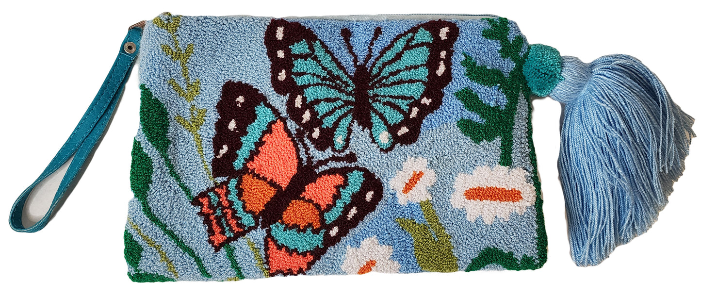 Kylee Handmade Wayuu Punch-needle Clutch - Wuitusu