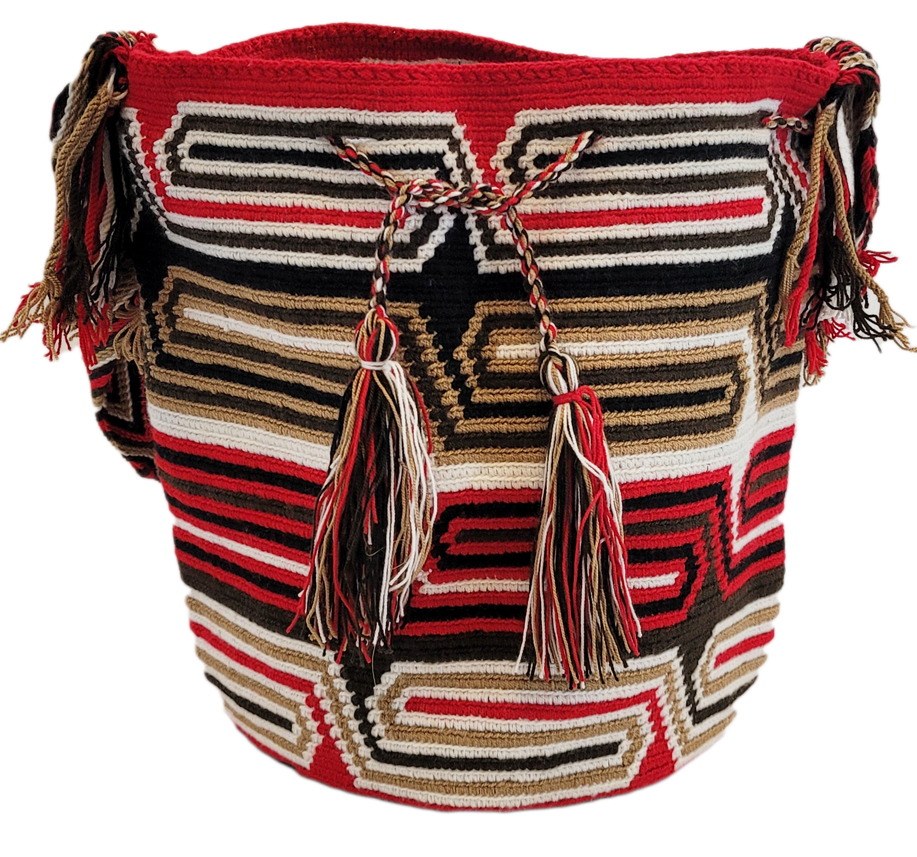 Piper Large Handmade Crochet Wayuu Mochila Bag - Wuitusu