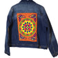 Jaelynn Denim Jacket with Handmade Mandala (XL) - Wuitusu