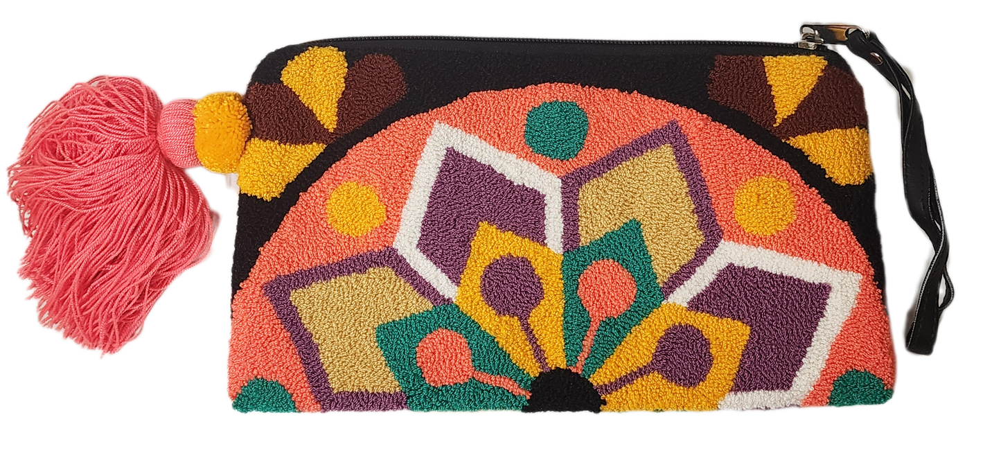Avery Handmade Wayuu Punch-needle Clutch - Wuitusu