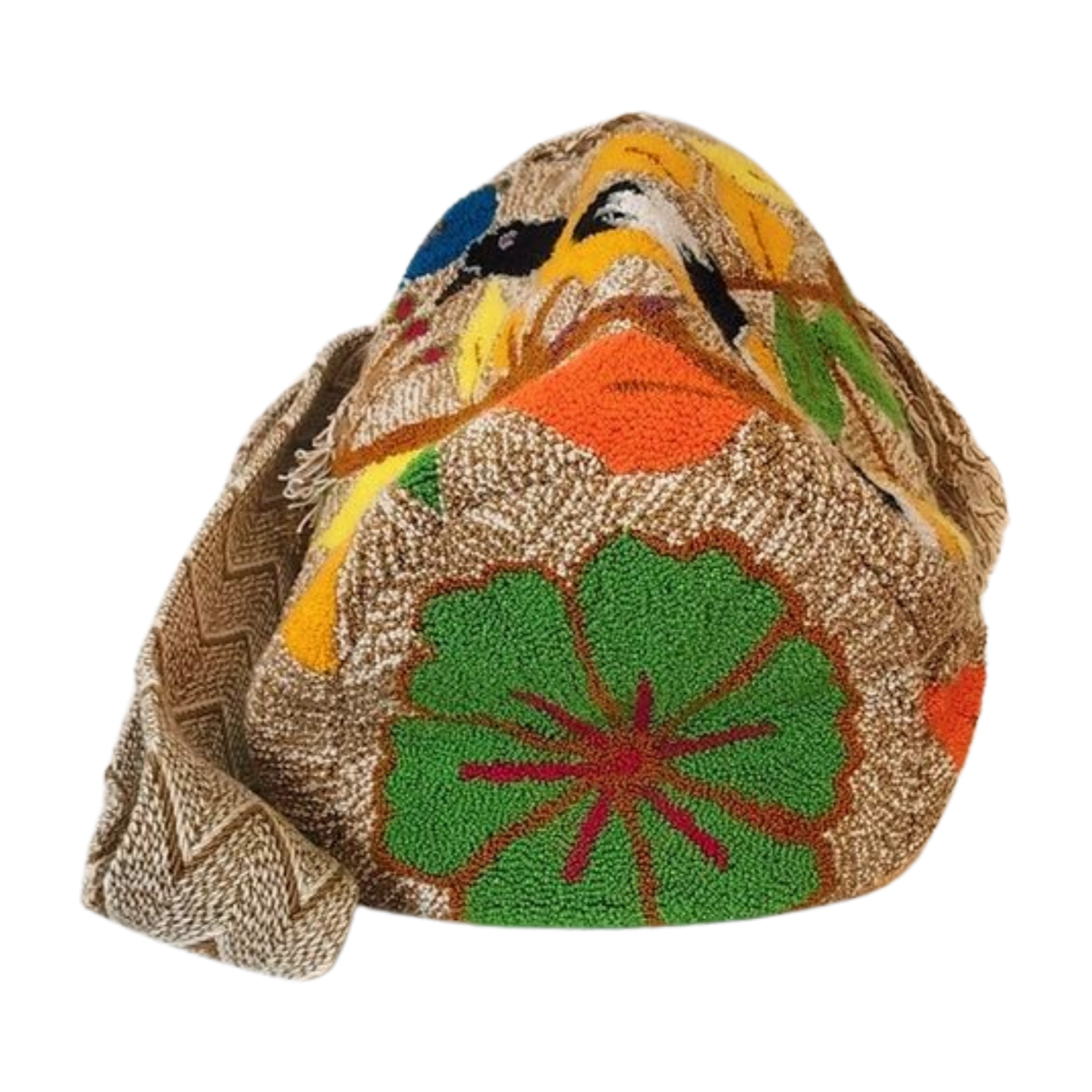 Briar Large Handmade Punch-needle Wayuu Mochila Bag - Wuitusu
