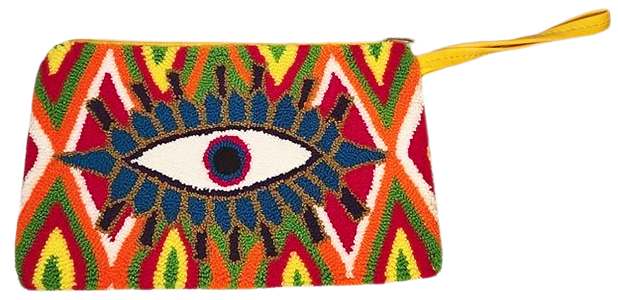 Alina Handmade Wayuu Punch-needle Clutch - Wuitusu