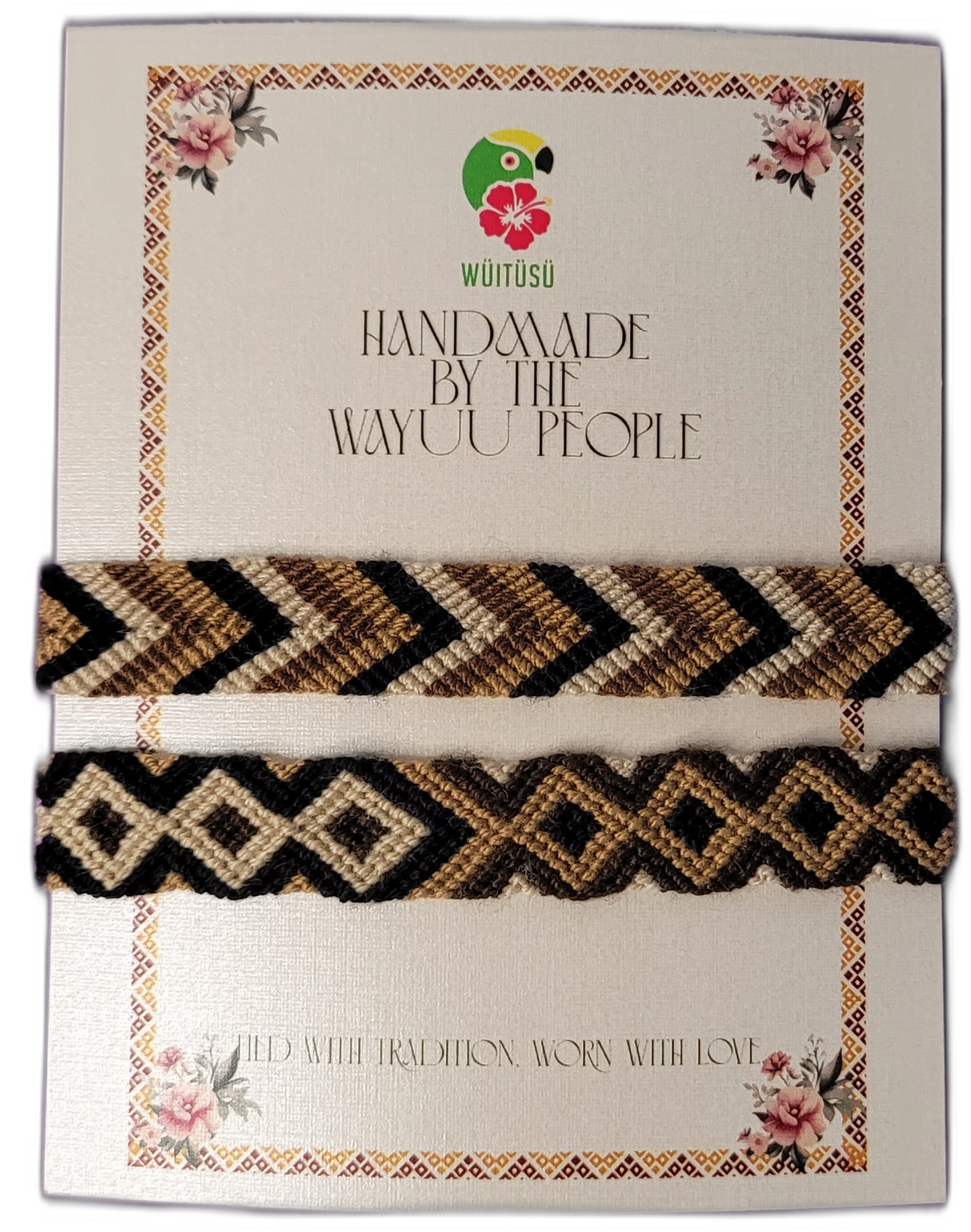 Yara Handmade Wayuu Bracelet set of 2 - Wuitusu