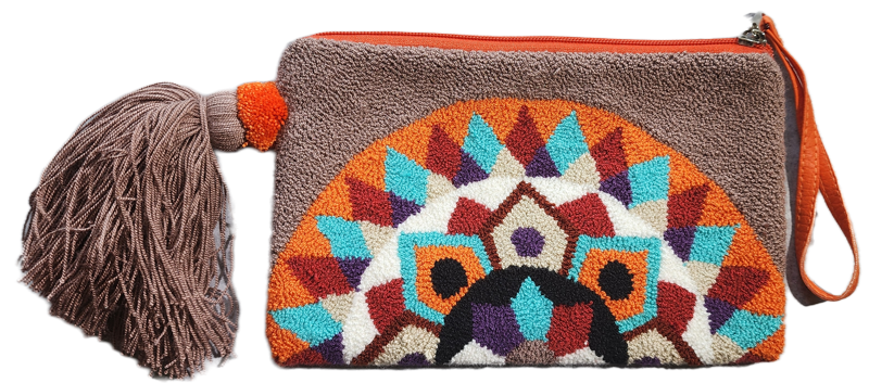 1 Karsyn Handmade Wayuu Punch-needle Clutch - Wuitusu