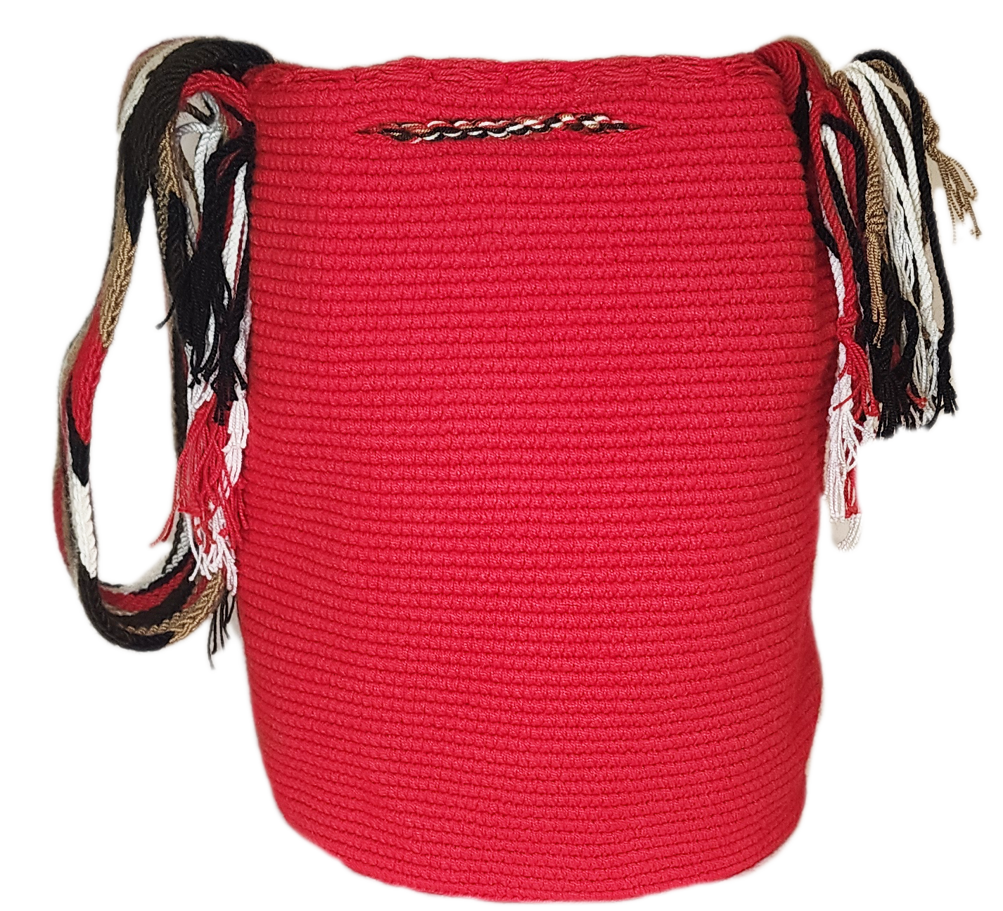 Ada Unicolor Large Handmade Wayuu Mochila Bag - Wuitusu