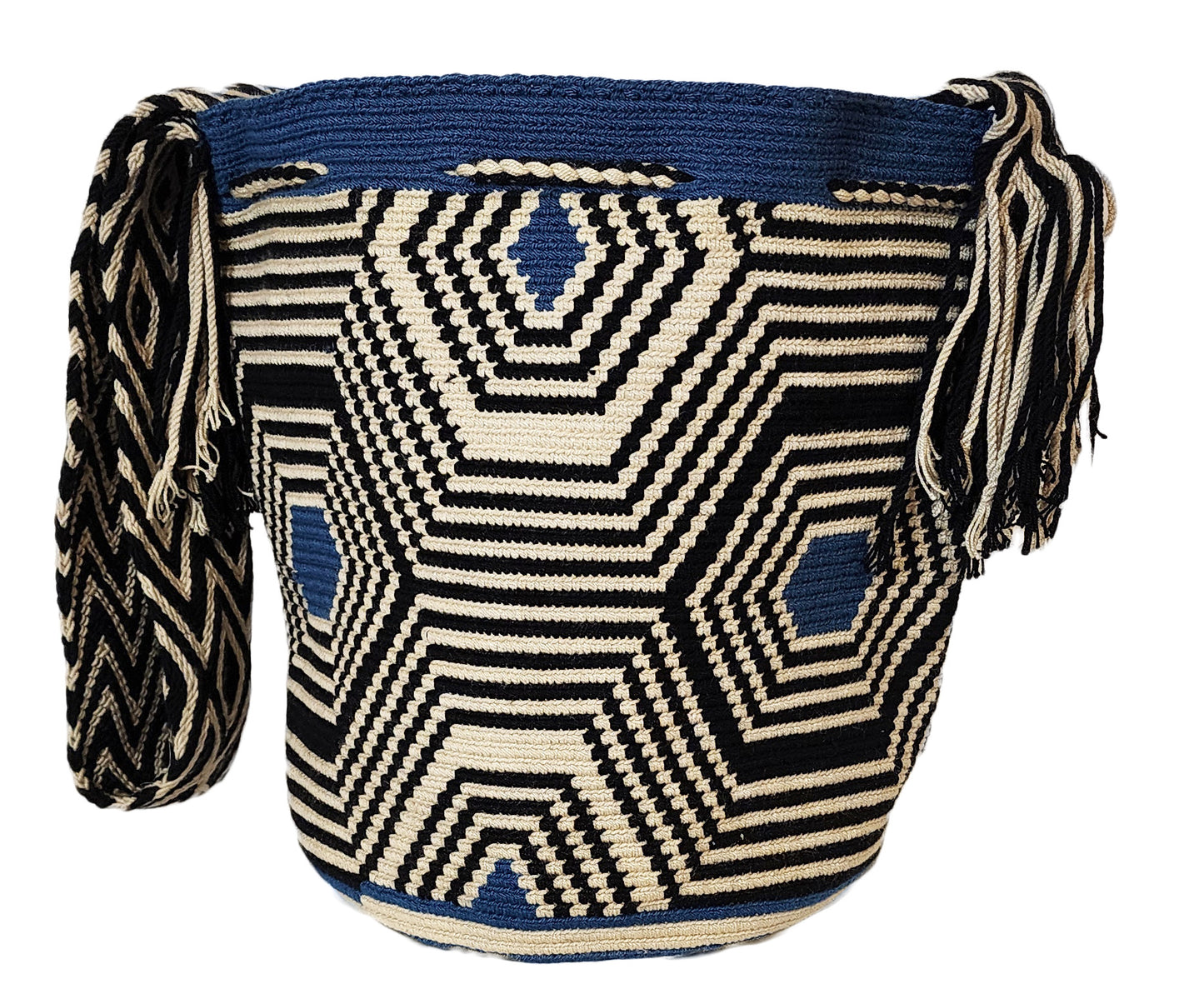 Jayleen Large Handmade Crochet Wayuu Mochila Bag - Wuitusu