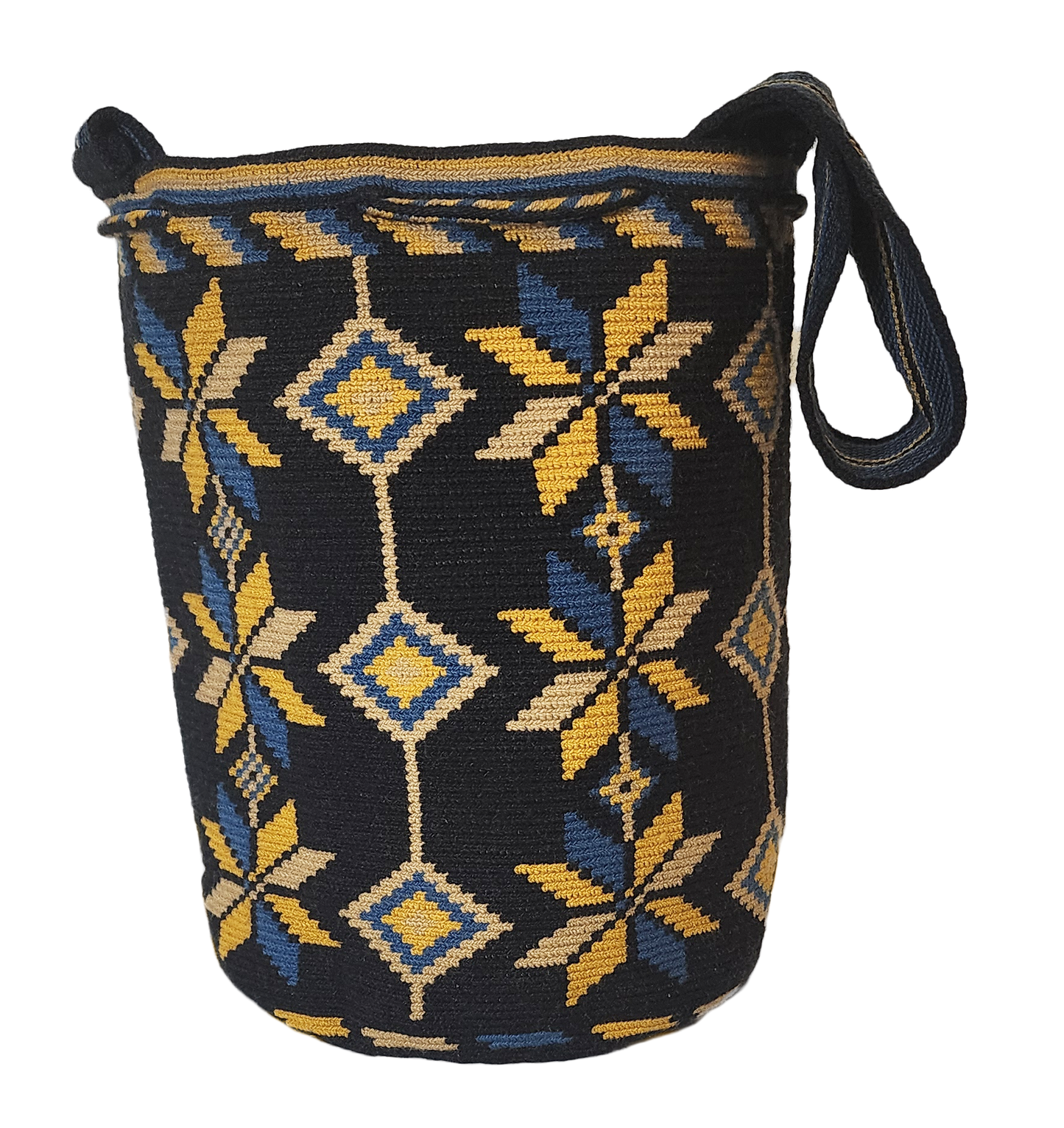 Cheyenne Large One-Thread Handmade Wayuu Mochila Bag - Wuitusu