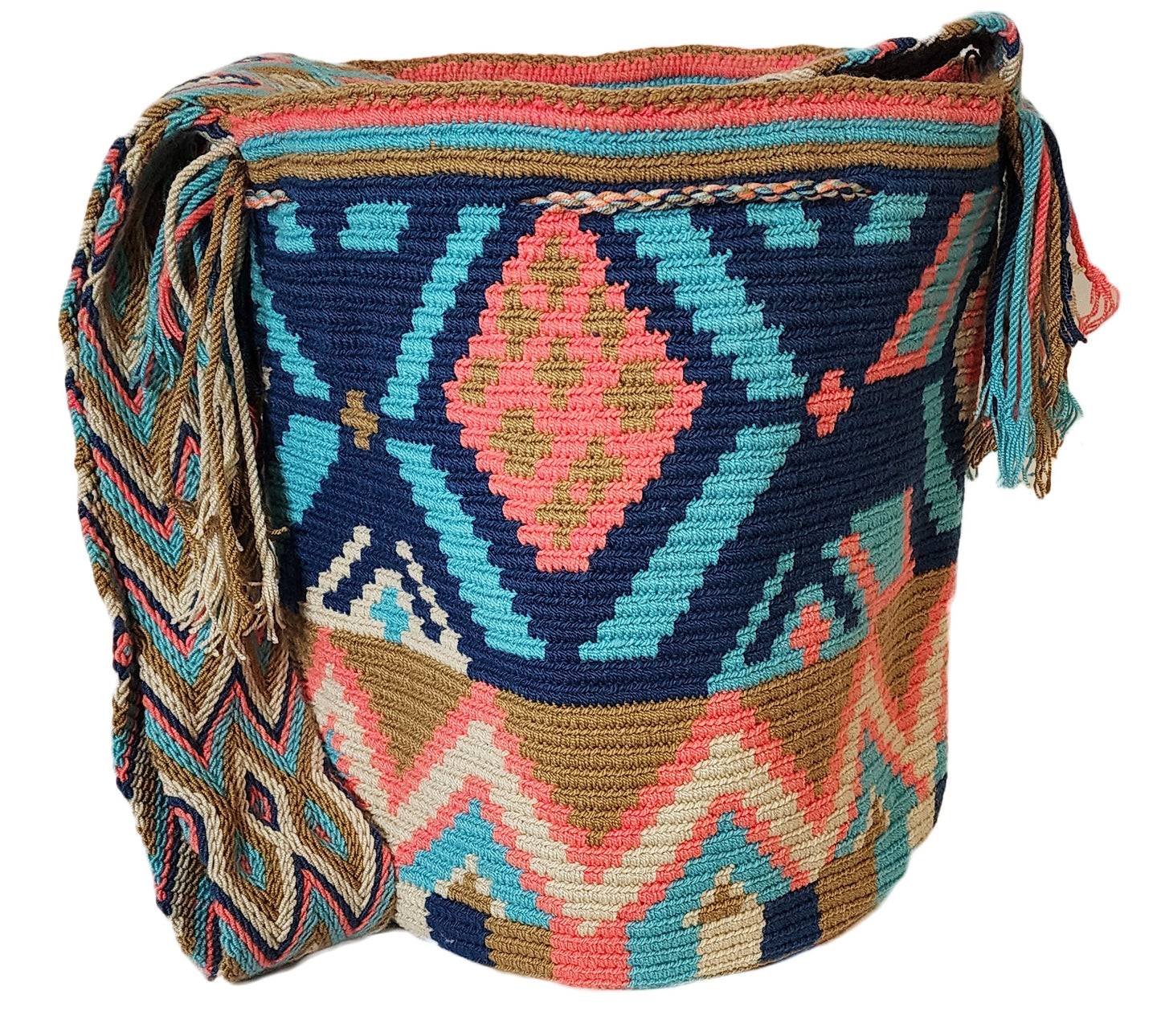 Jazlyn Large Handmade Crochet Wayuu Mochila Bag - Wuitusu