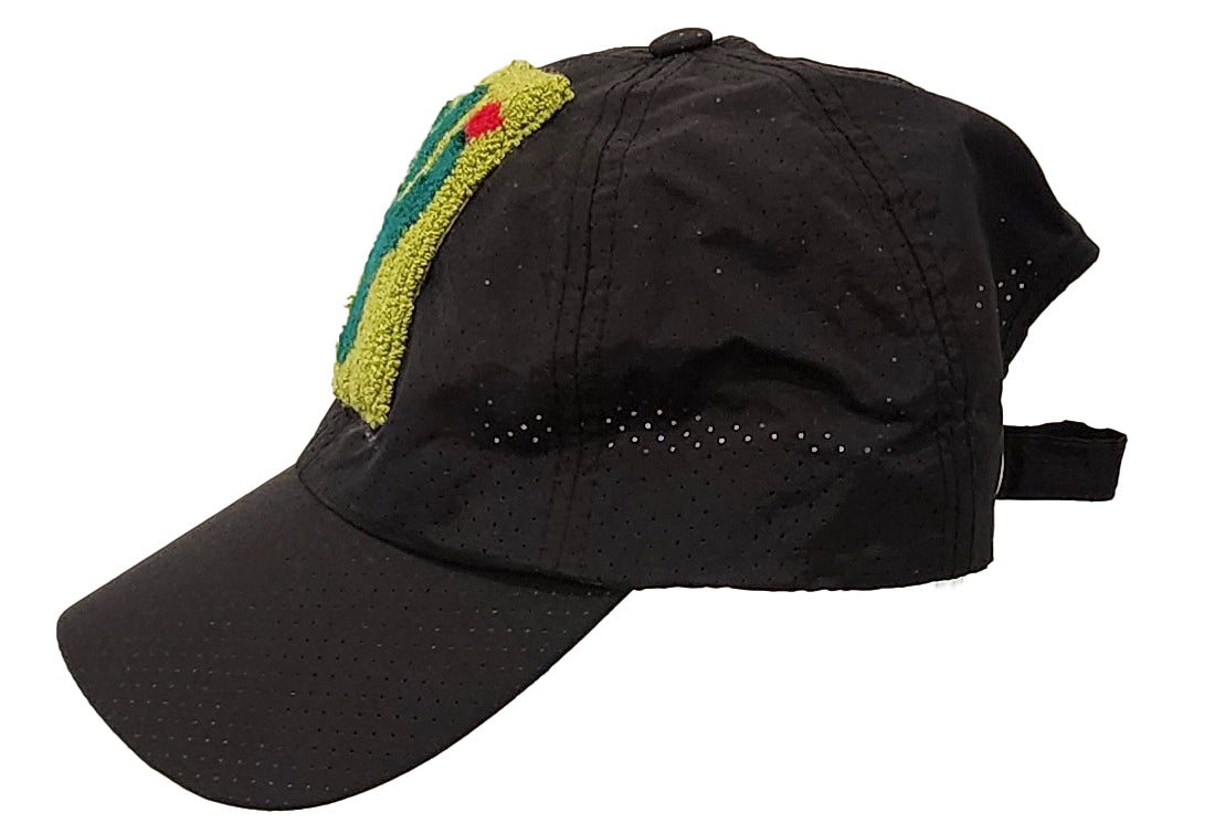 Emelia Baseball Cap With a Needle Punch Twist - side