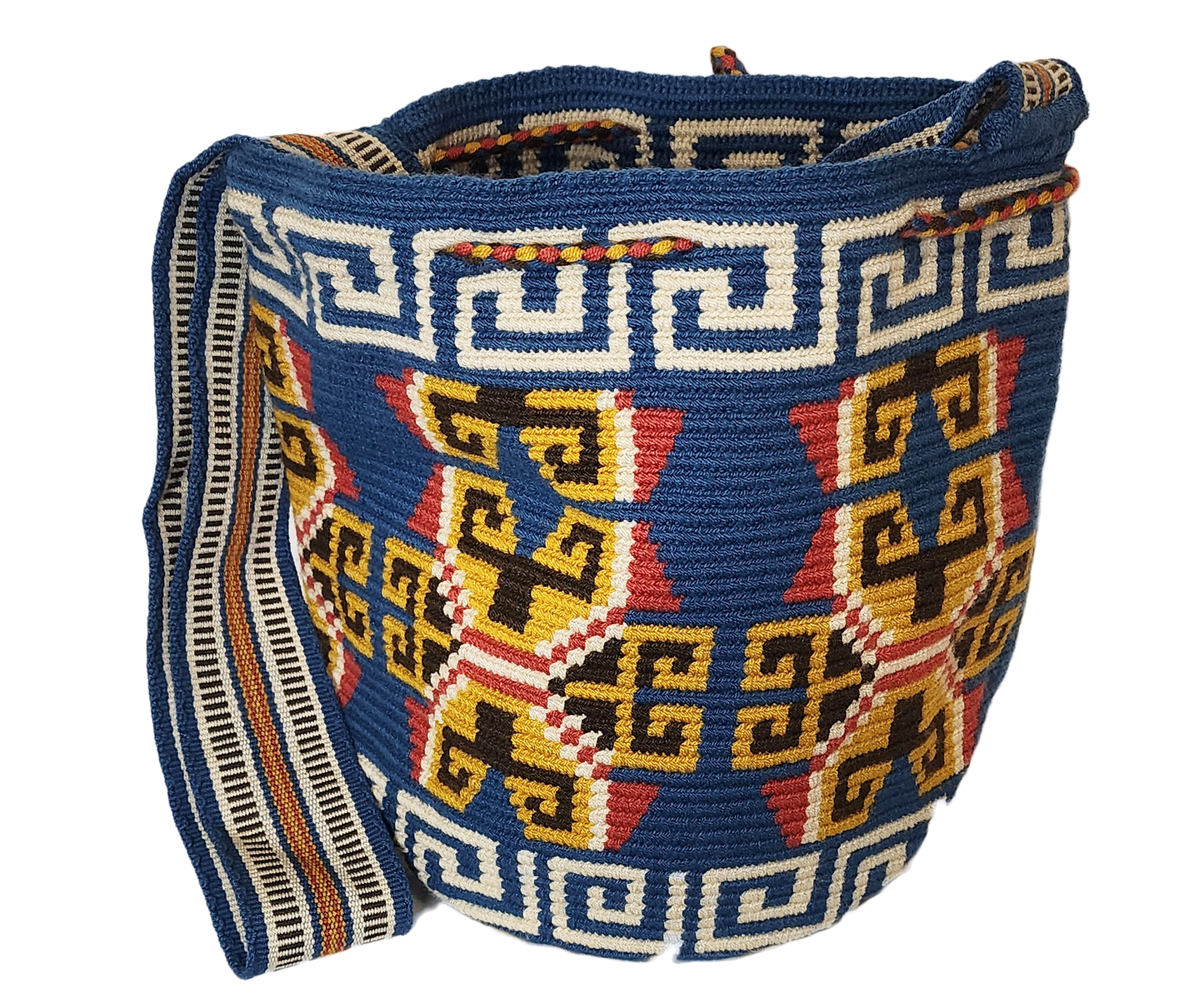 Mazikeen Large Handmade Crochet Wayuu Mochila Bag - Wuitusu