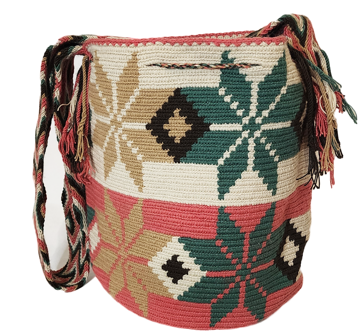 Julieta Large Handmade Crochet Wayuu Mochila Bag - Wuitusu