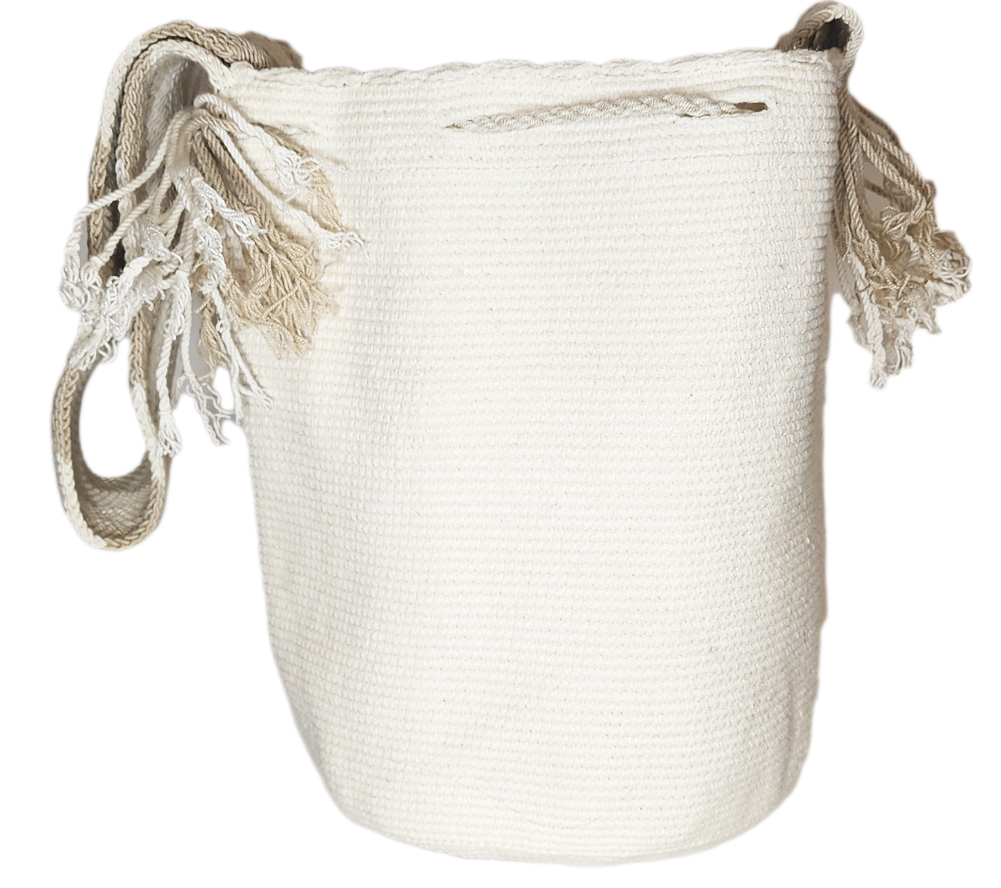 Gracie Unicolor Large Handmade Wayuu Mochila Bag - Wuitusu