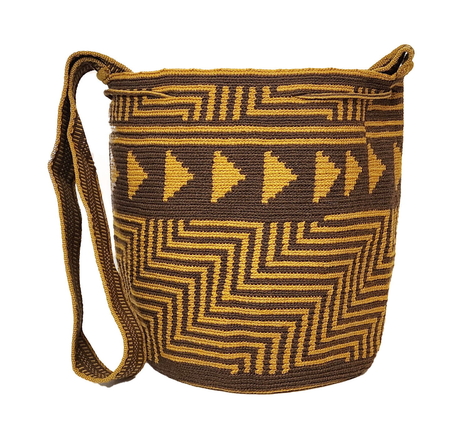 Wrenley Handmade Wayuu Mochila bag - Wuitusu-back