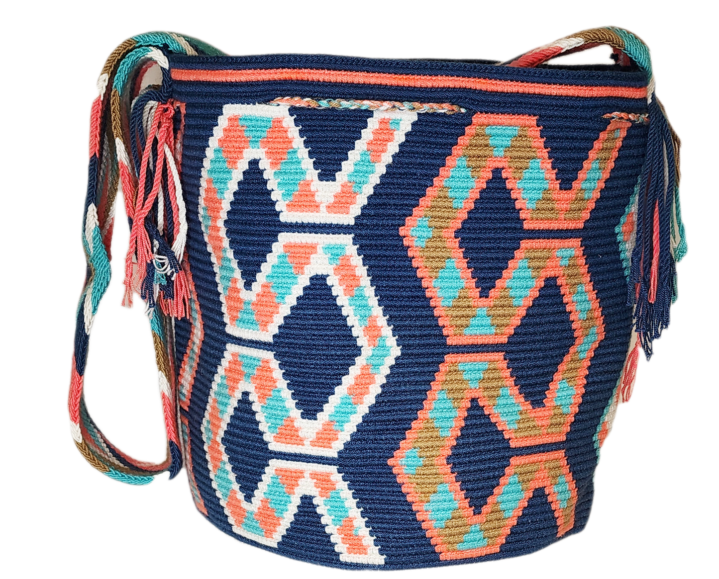 Eliana Large Handmade Crochet Wayuu Mochila Bag - Wuitusu