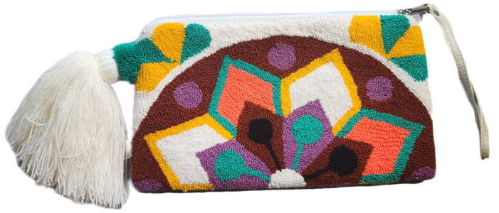 Aleah Handmade Wayuu Punch-needle Clutch - Wuitusu
