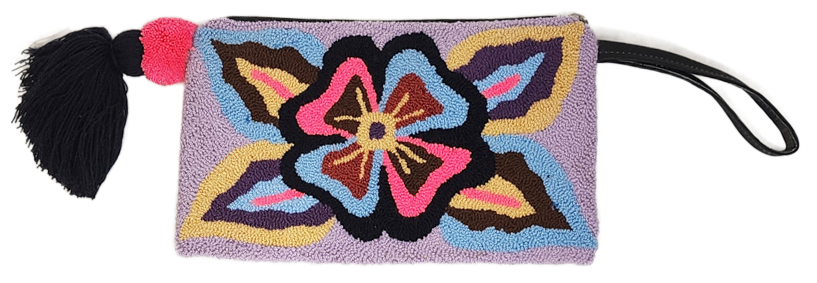 Elliana Handmade Wayuu Punch-needle Clutch - Wuitusu