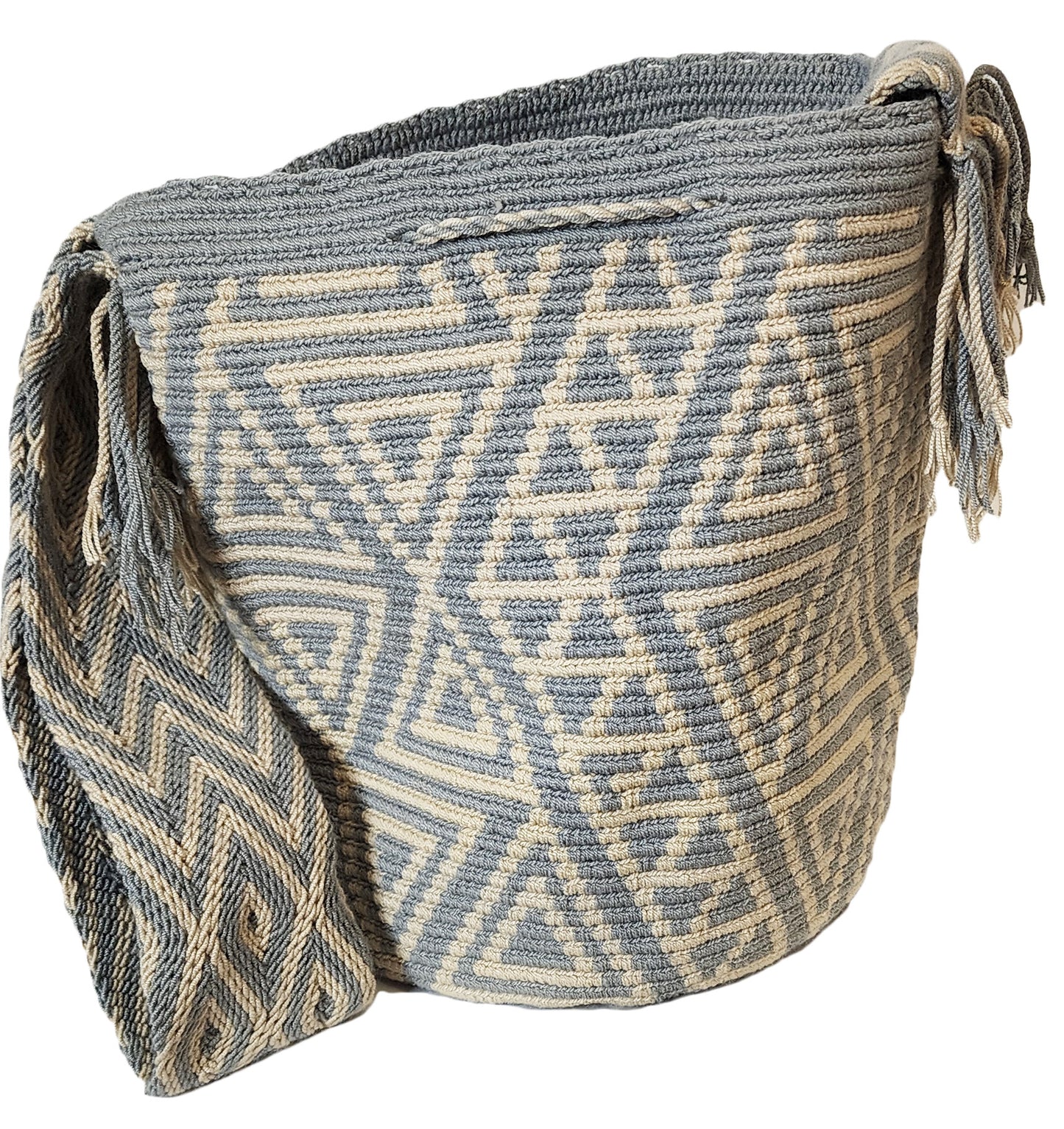 Adelina Large Handmade Crochet Wayuu Mochila Bag - Wuitusu