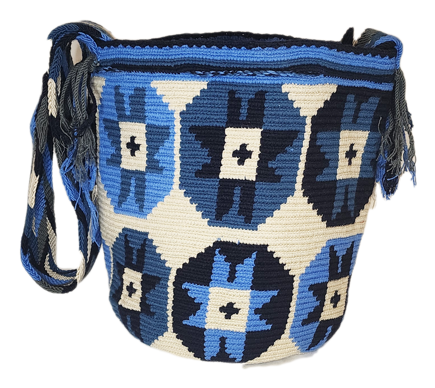 Liliana Large Handmade Crochet Wayuu Mochila Bag - Wuitusu