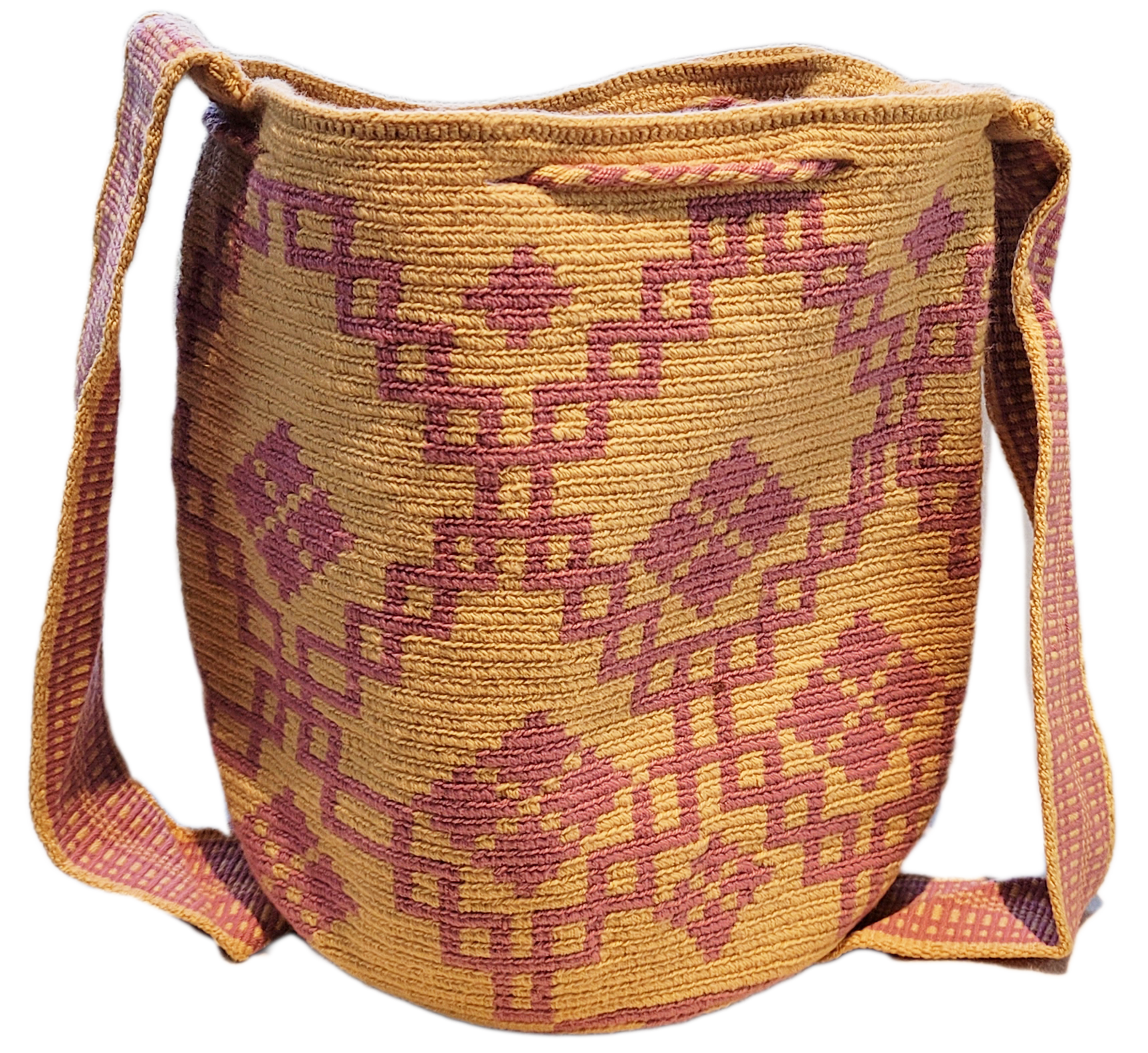 Bottom view Selena Handmade Wayuu Mochila Bag - a perfect gift for her