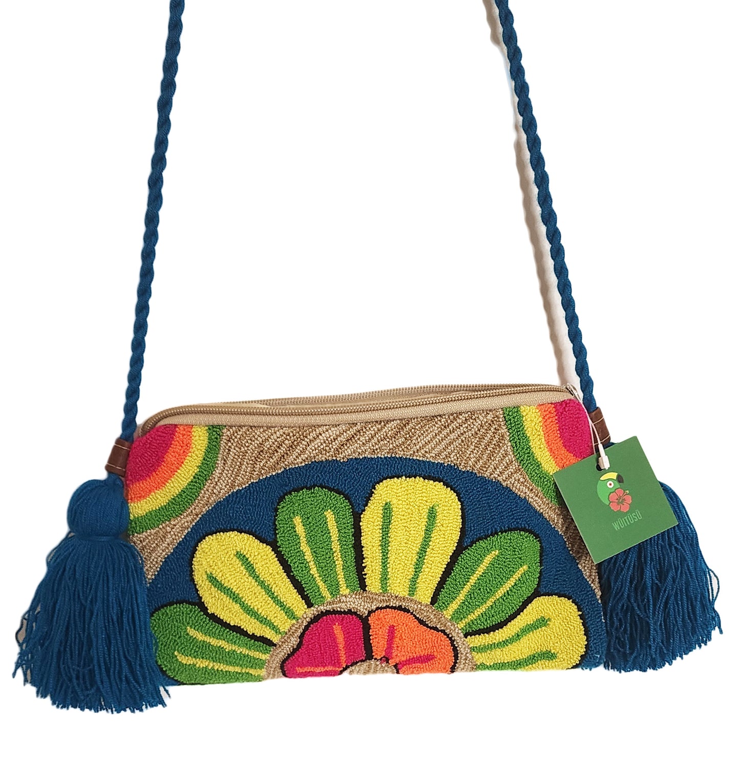 Danna Fluffy Clutch with Handle - Wuitusu