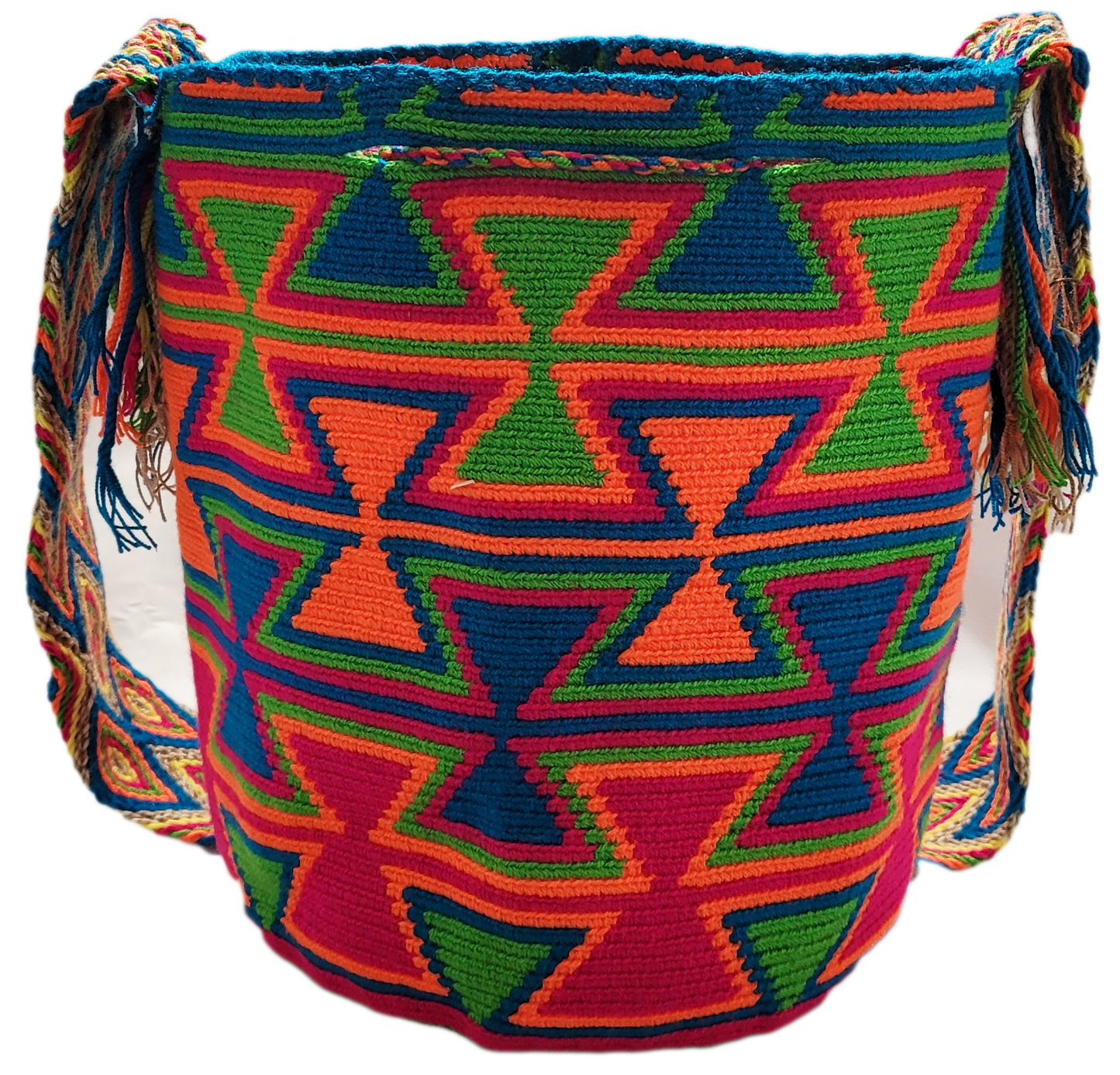 Delilah Large Handmade Crochet Wayuu Mochila Bag - Wuitusu