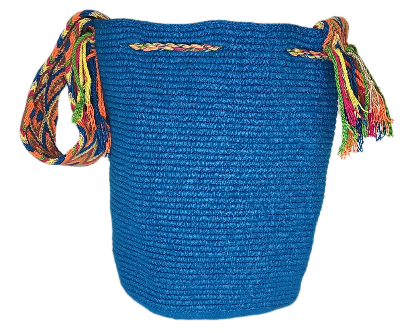 Sara Unicolor Large Handmade Wayuu Mochila Bag - Wuitusu