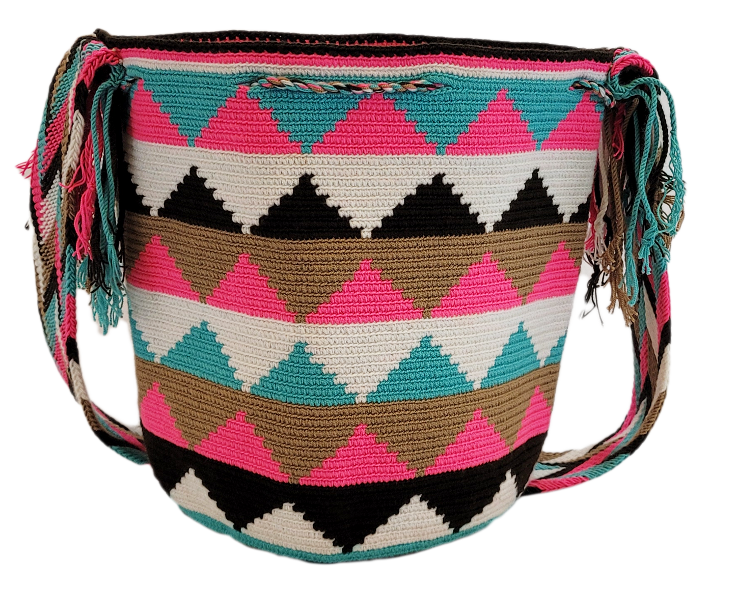 Leilani Large Handmade Crochet Wayuu Mochila Bag - Wuitusu