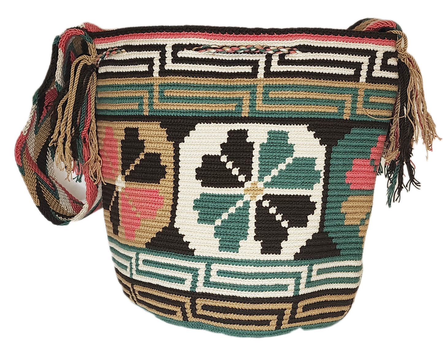 Maria Large Handmade Crochet Wayuu Mochila Bag - Wuitusu