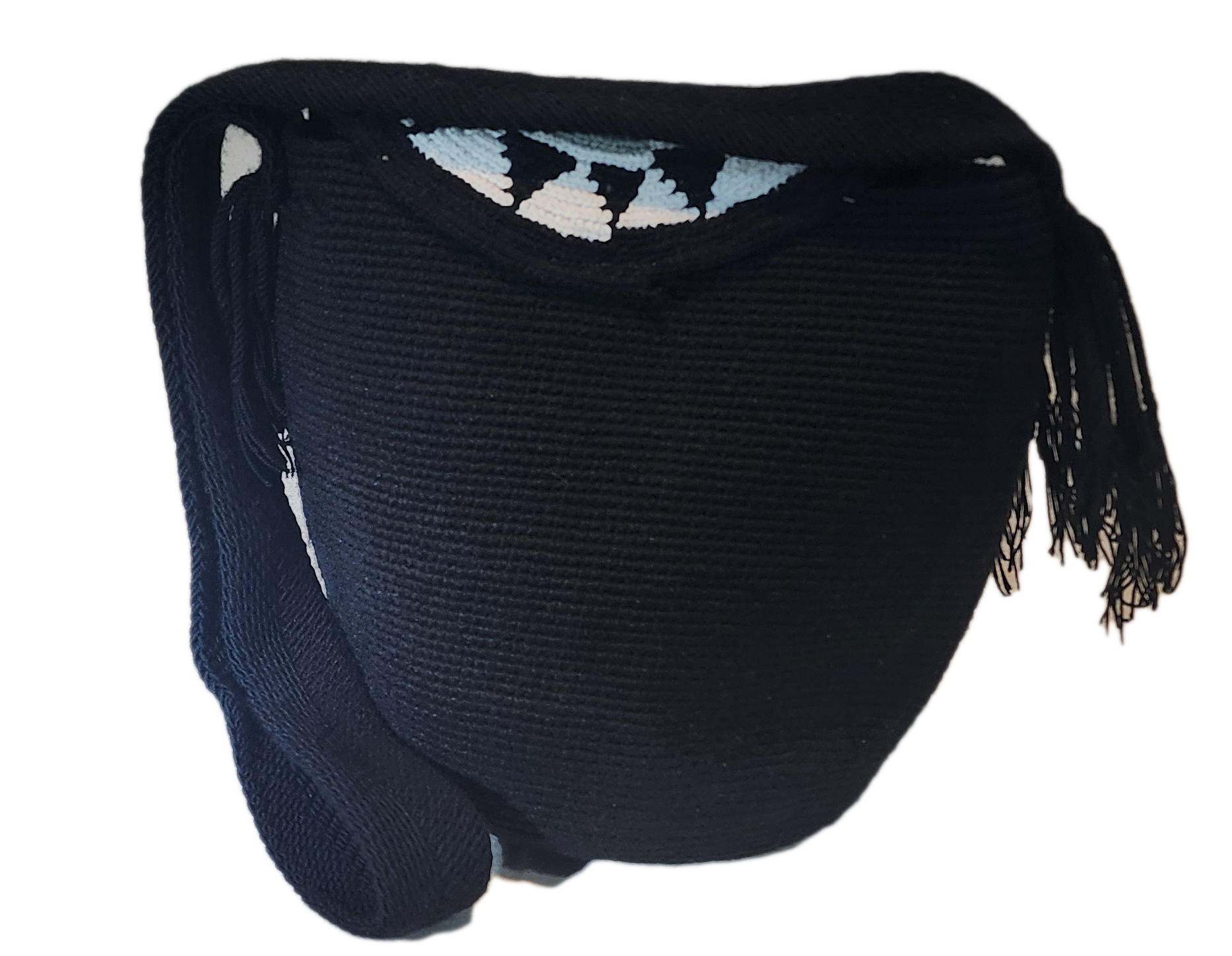 Bottom view Juliet Medium Crochet Purse with flap - a perfect gift for her