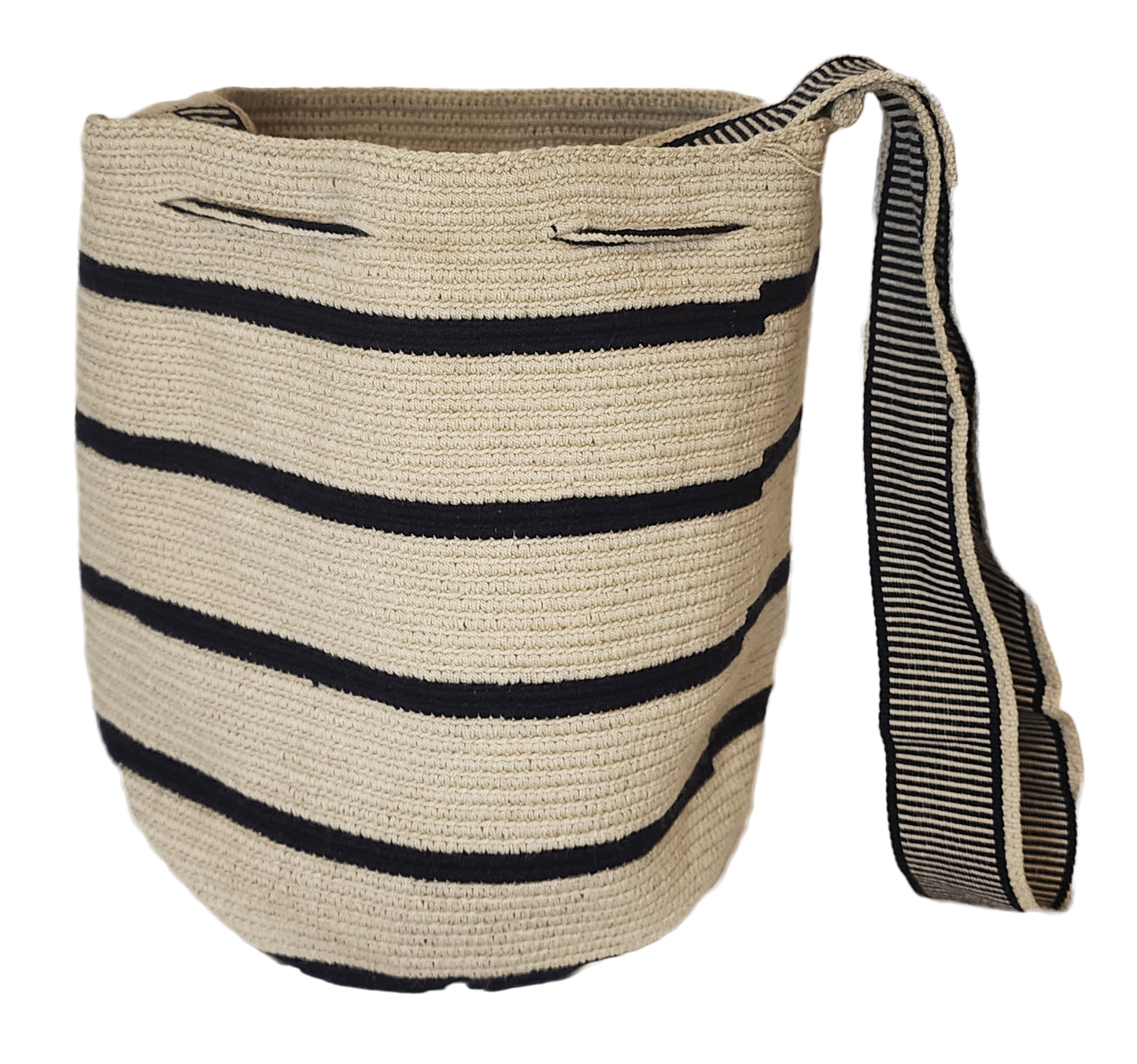 Ensley Large Handmade Crochet Wayuu Mochila Bag - Wuitusu