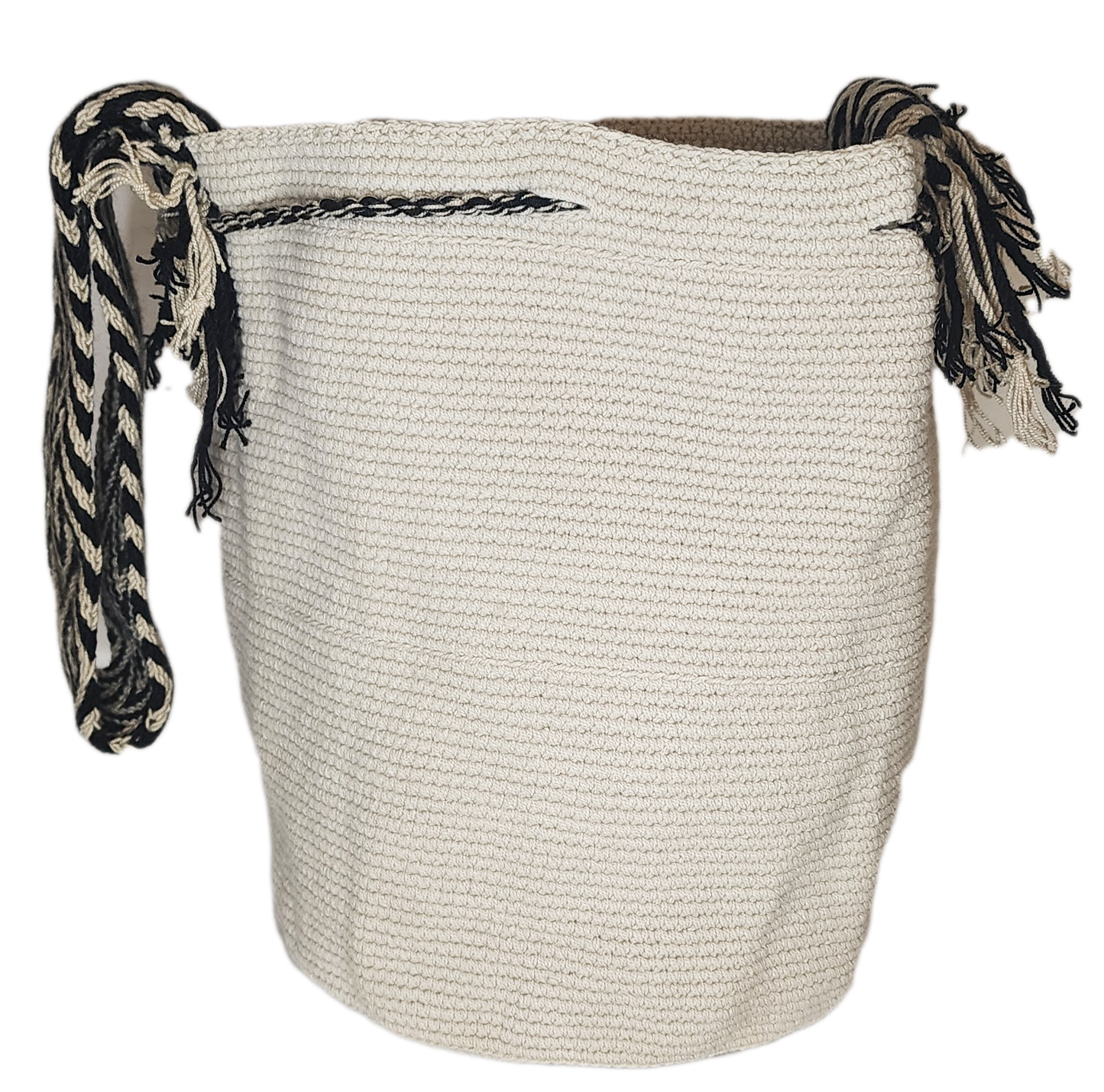 Gemma Unicolor Large Handmade Wayuu Mochila Bag - Wuitusu