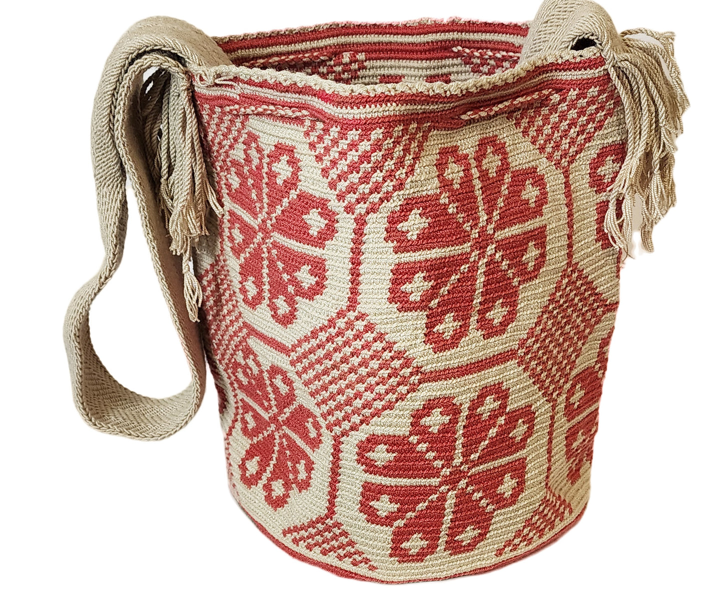 Sierra Large Handmade Crochet Wayuu Mochila Bag - Wuitusu
