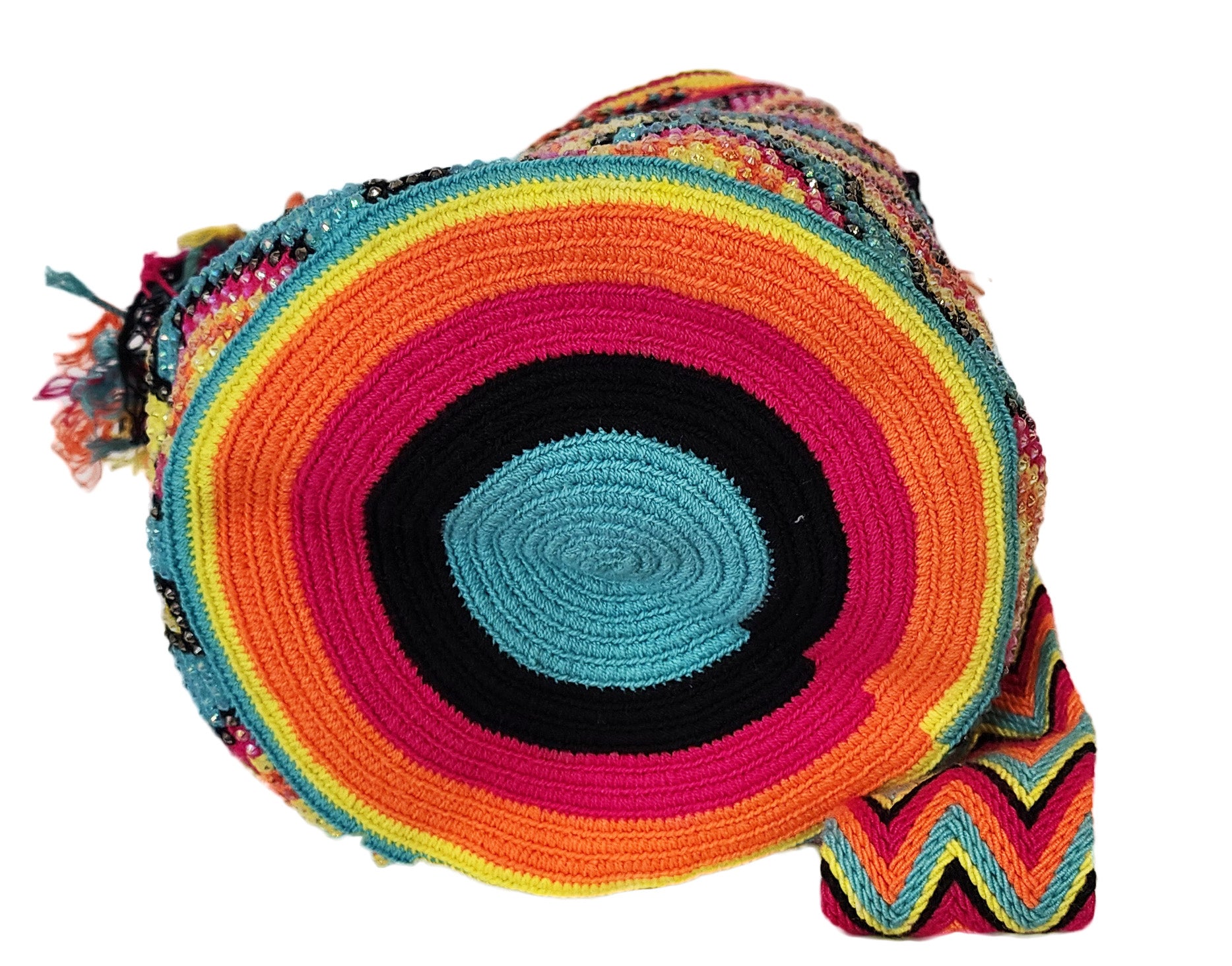 Elisa Handmade Crochet Wayuu Mochila Bag - Wuitusu