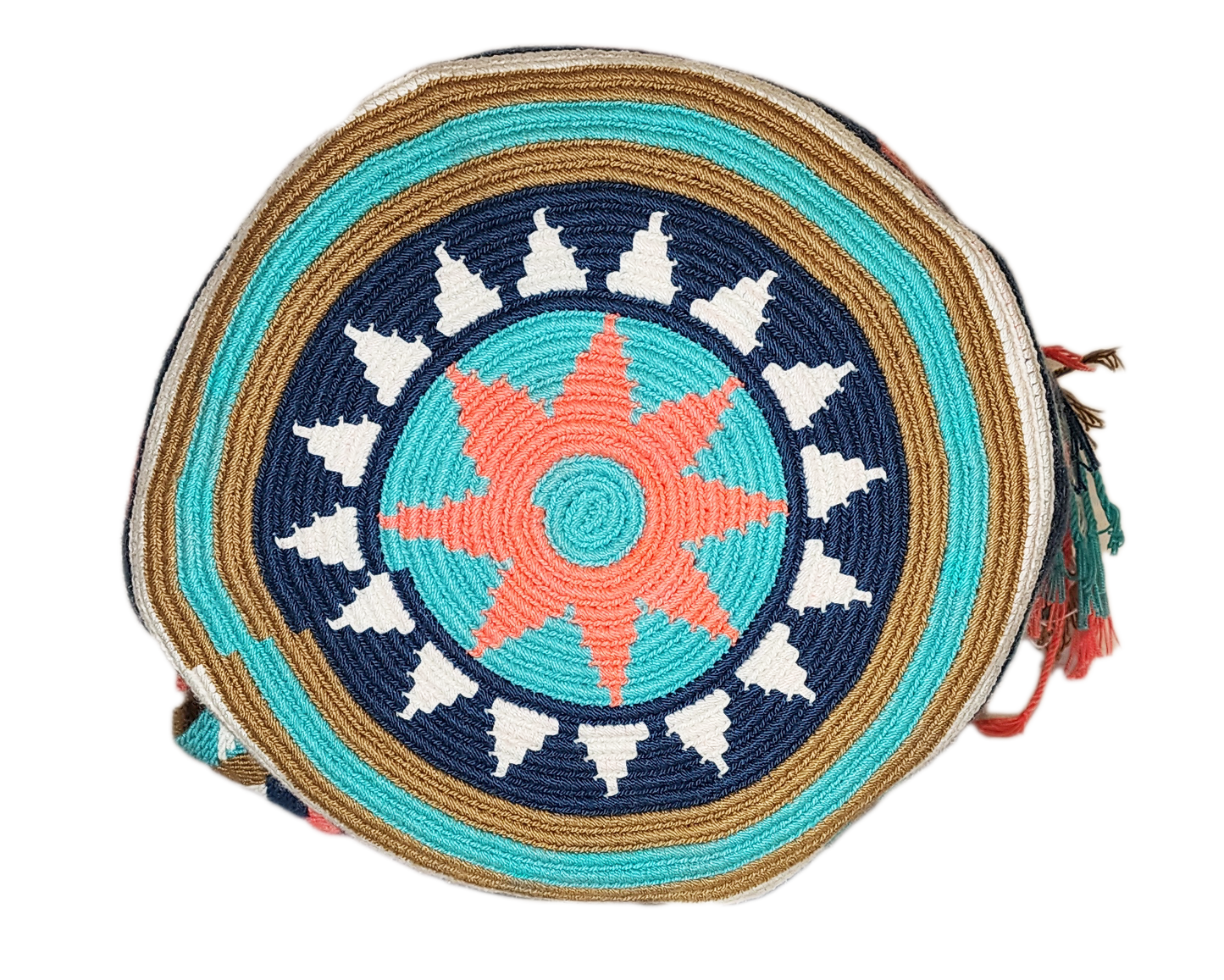 Eliana Large Handmade Crochet Wayuu Mochila Bag - Wuitusu