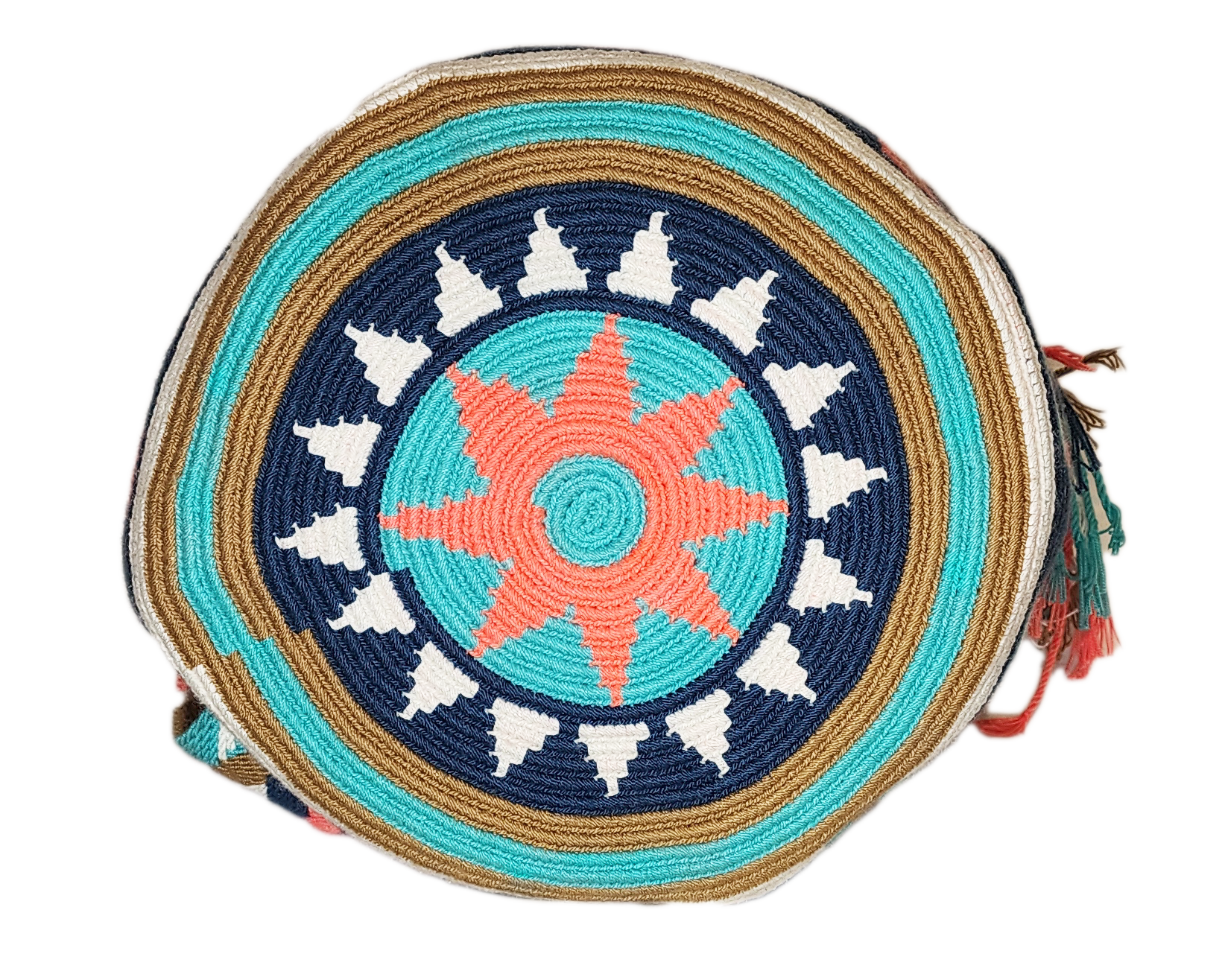 Eliana Large Handmade Crochet Wayuu Mochila Bag - Wuitusu