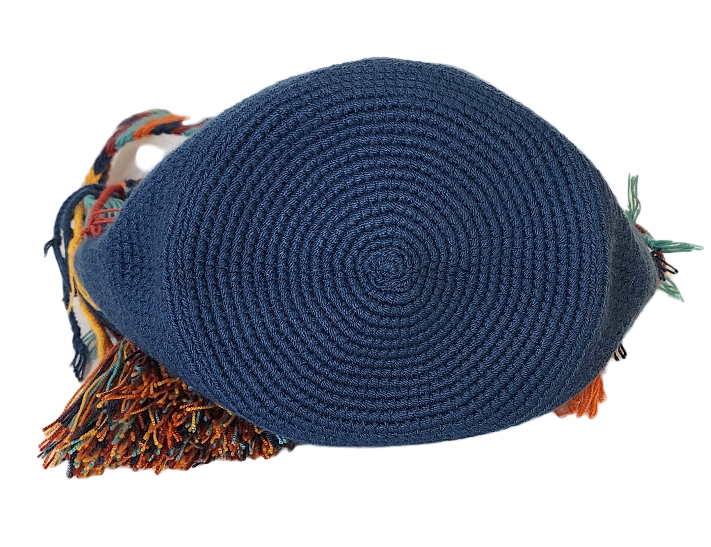 Emma Medium Handmade Crochet Wayuu Bag with Lid - Wuitusu
