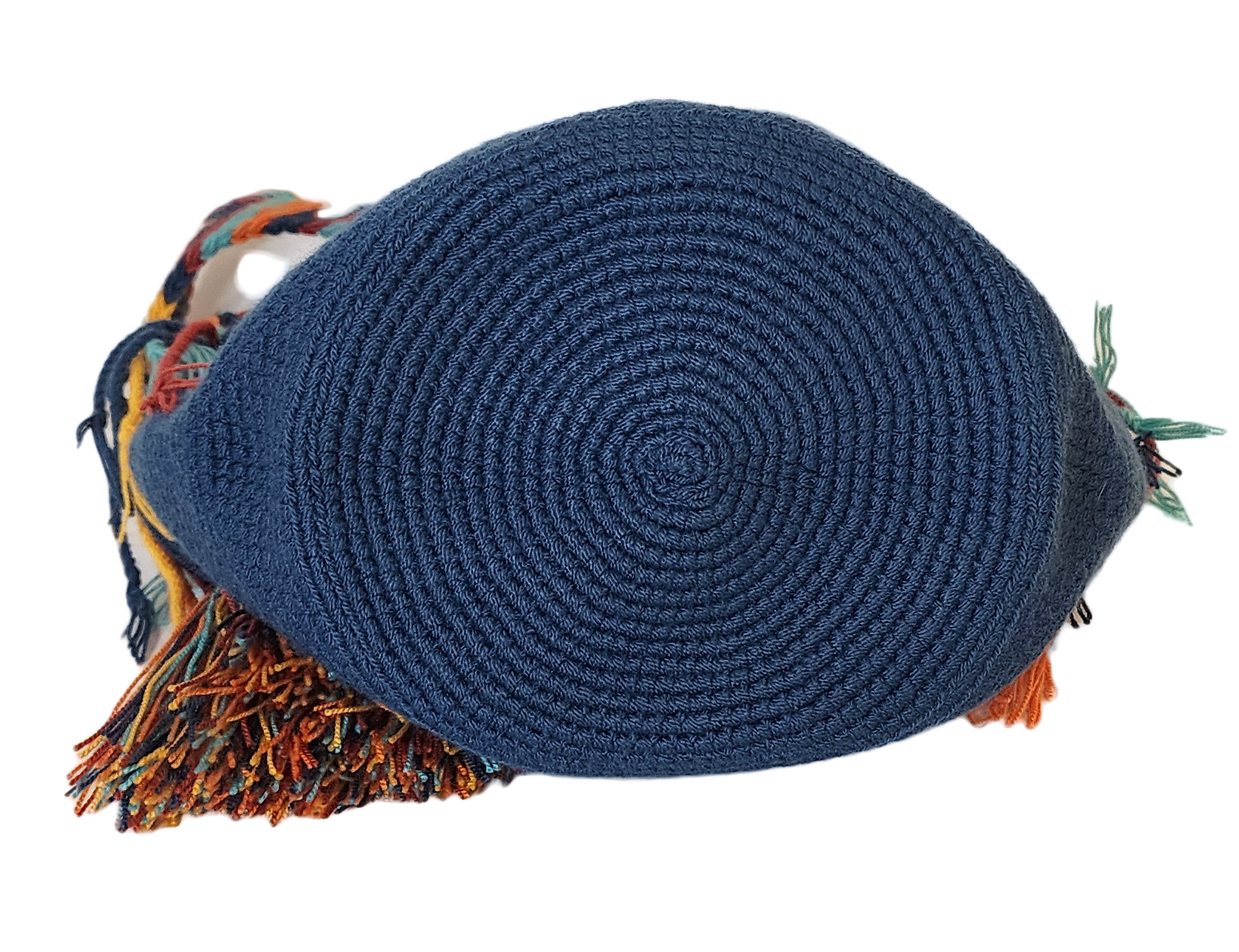 Emma Medium Handmade Crochet Wayuu Bag with Lid - Wuitusu