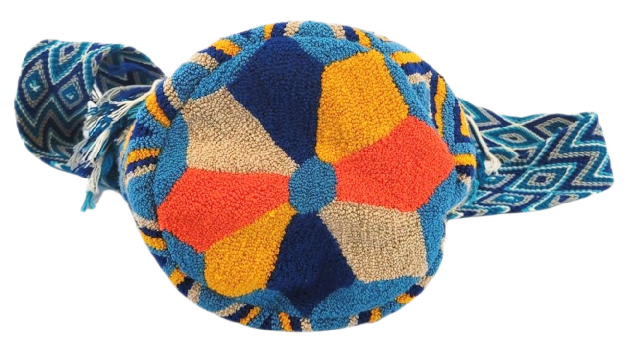 Londyn Large Handmade Punch-needle Wayuu Mochila Bag - Wuitusu