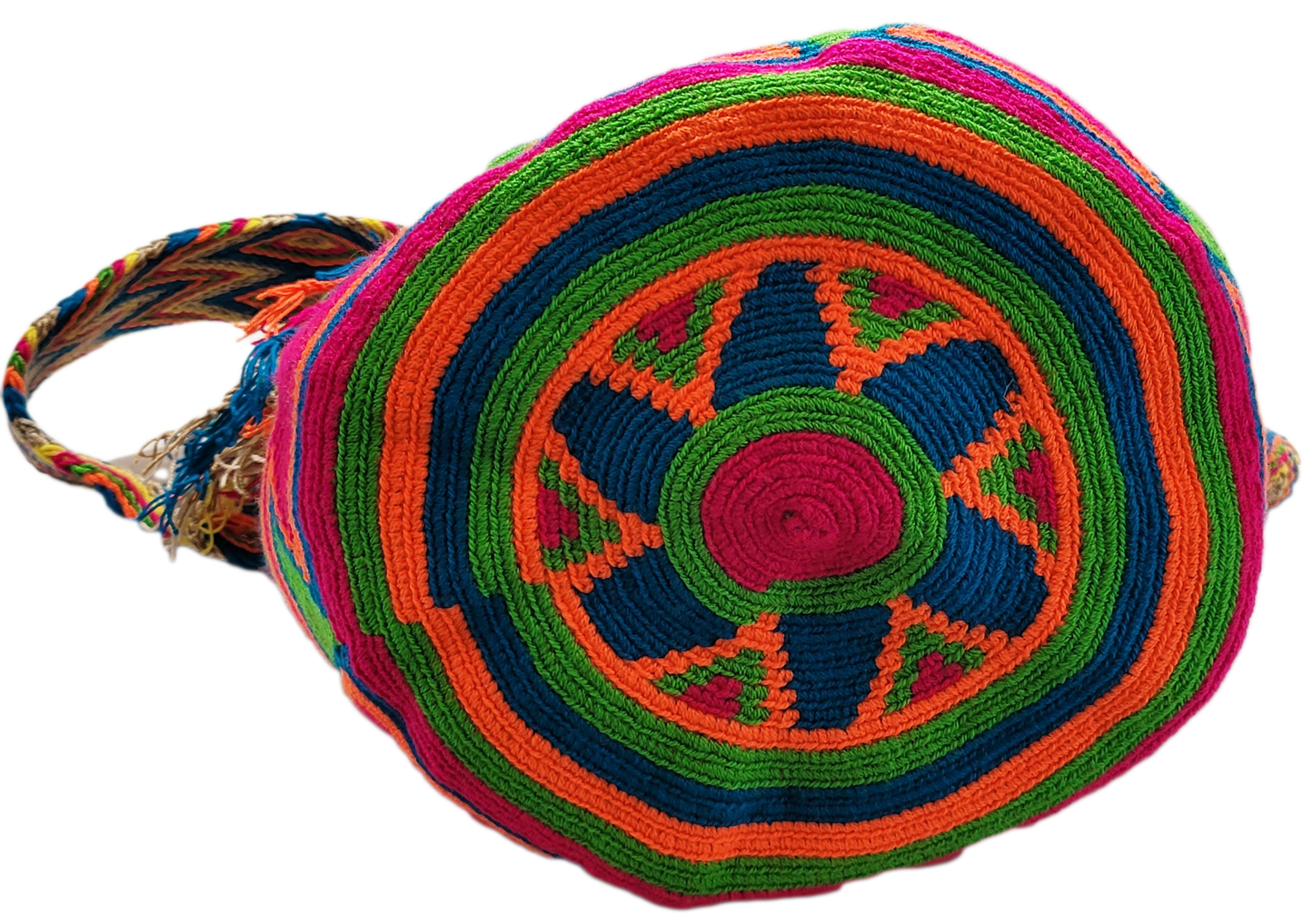 Delilah Large Handmade Crochet Wayuu Mochila Bag - Wuitusu